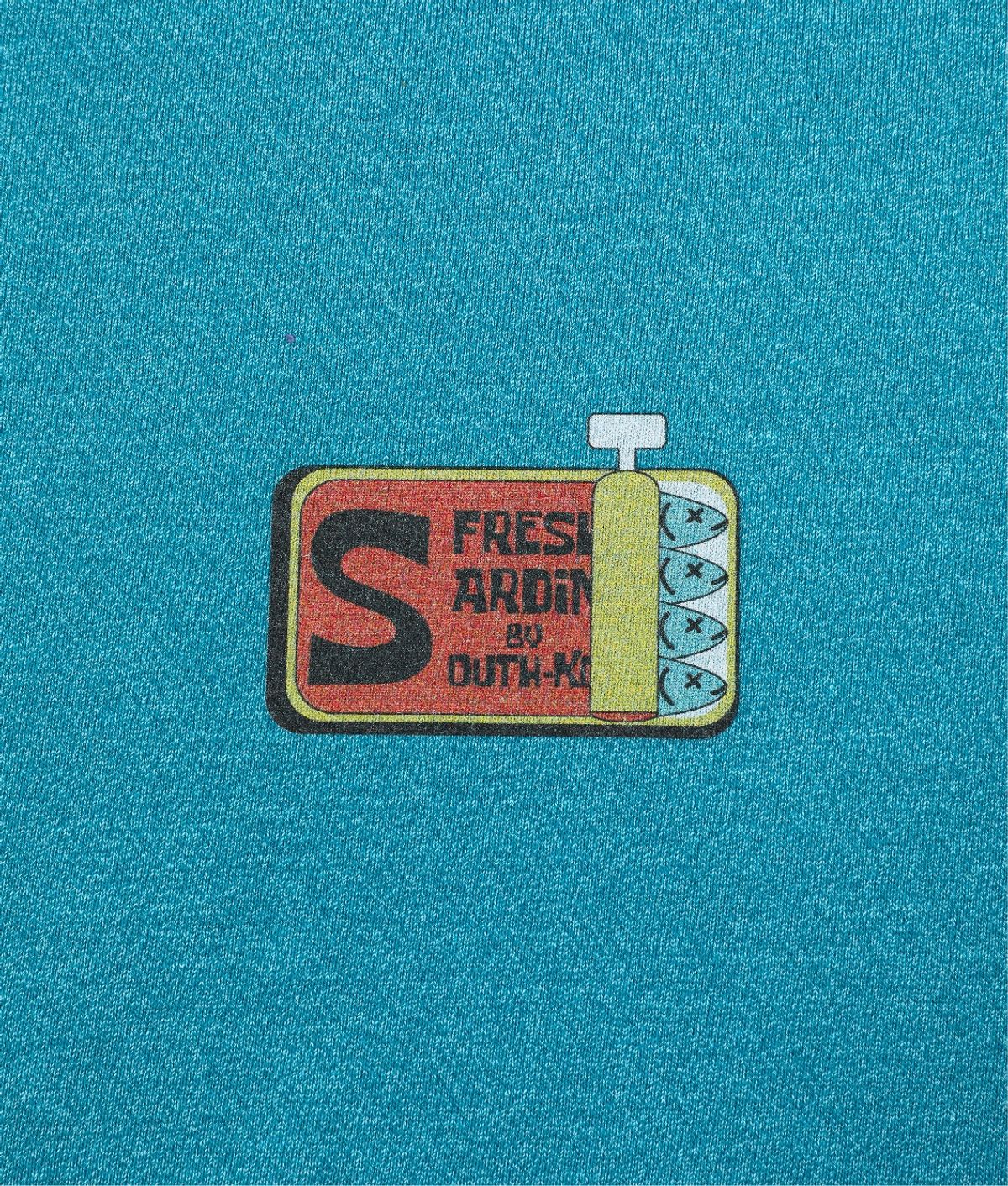 셈퍼리버(SEMPERRIBER) CANNED SARDINE SWEATSHIRTS (TURQUOISE)