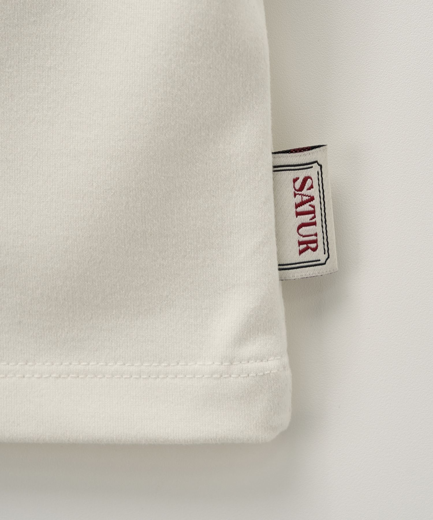 MUSINSA | SATUR (W) Apero Crop Ringer Short Sleeve T-Shirt Cream