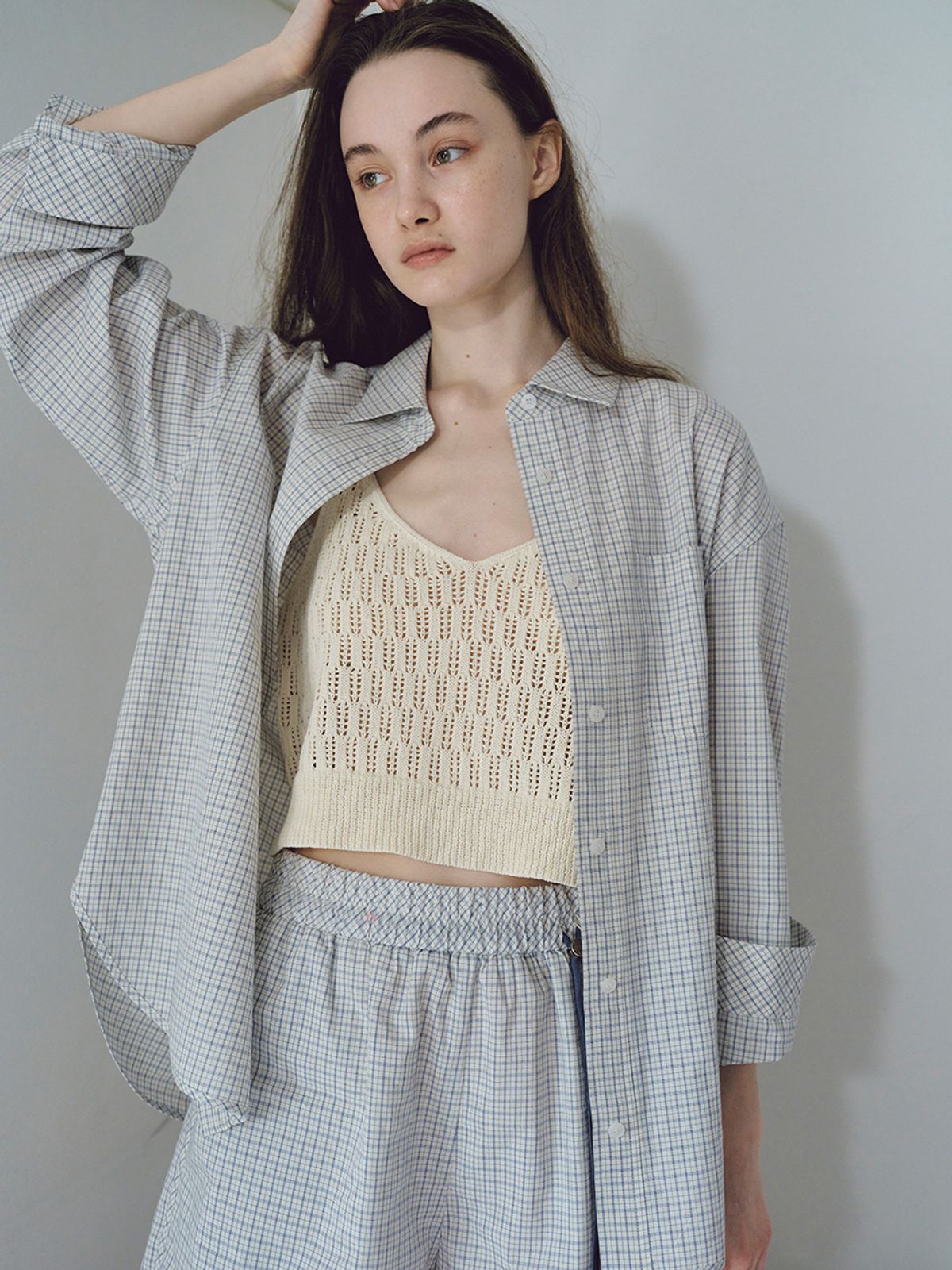 헌치(HUNCH) Knit Bustier Top (2color)