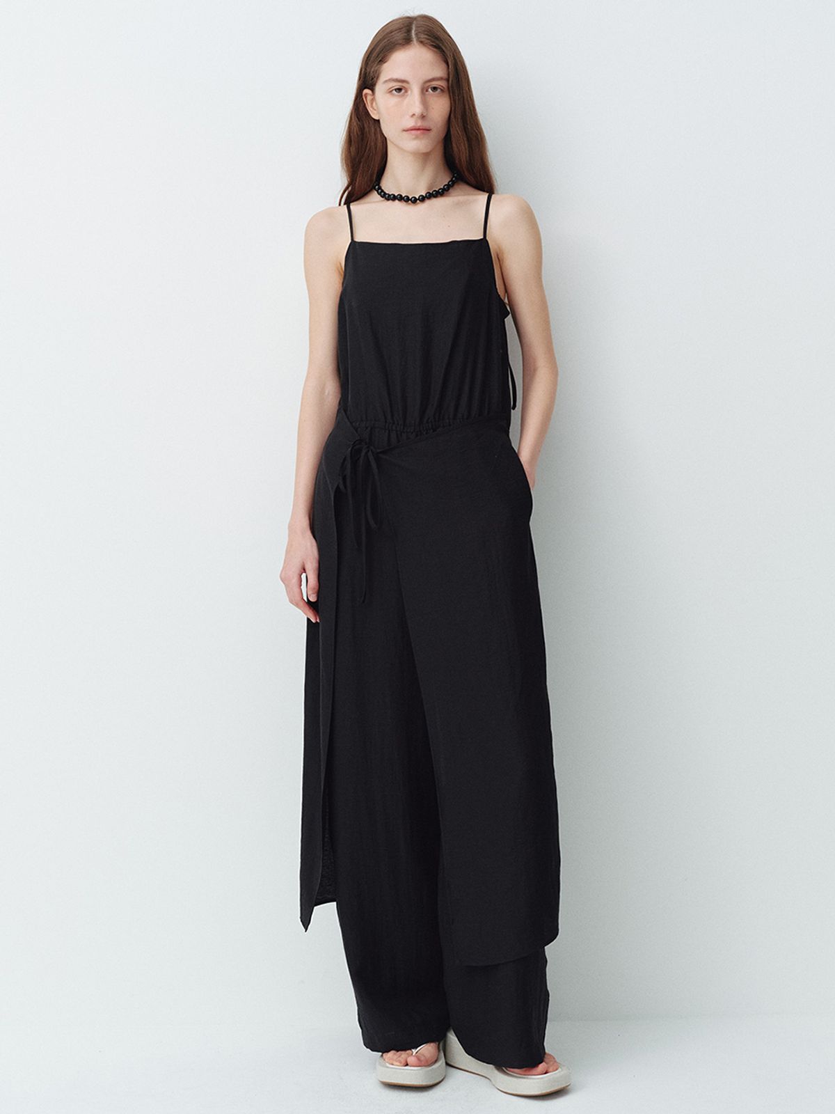 헌치(HUNCH) Wrap Jumpsuit (2color)
