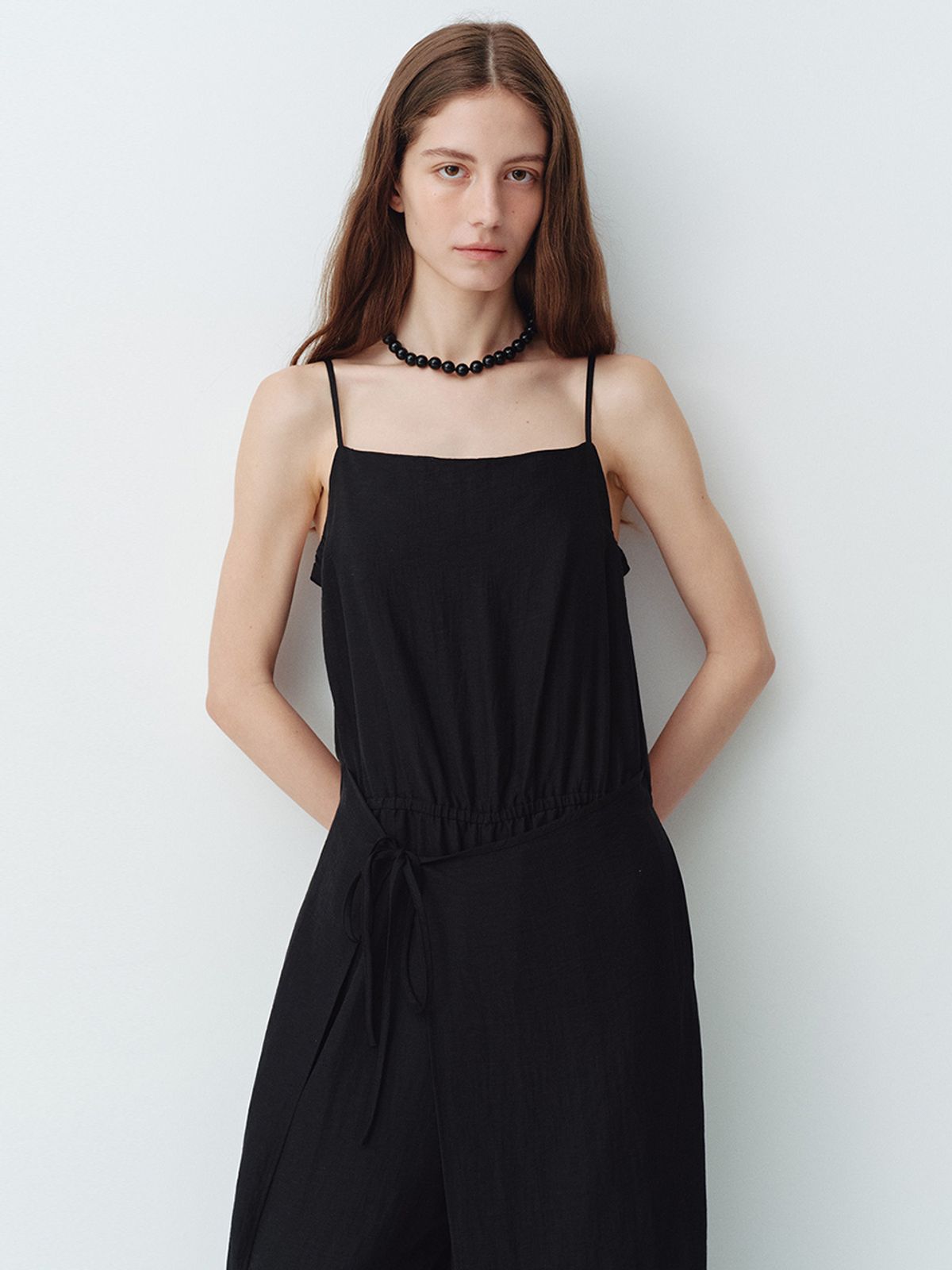 헌치(HUNCH) Wrap Jumpsuit (2color)