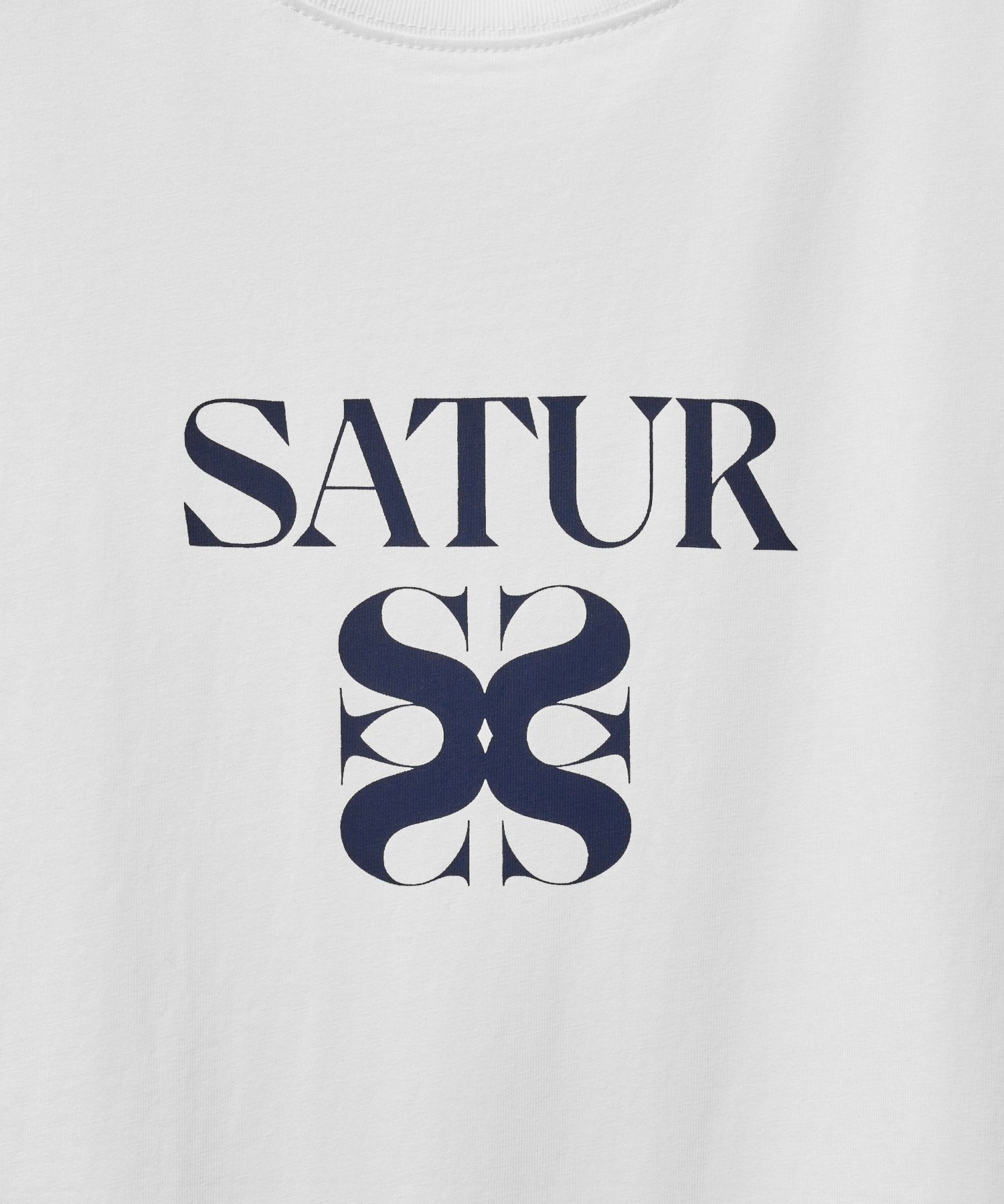 ★SATUR★ Classic small logo short sleeve t-shirt navy MUSINSA | SATUR Classic small logo short sleeve t-shirt navy
