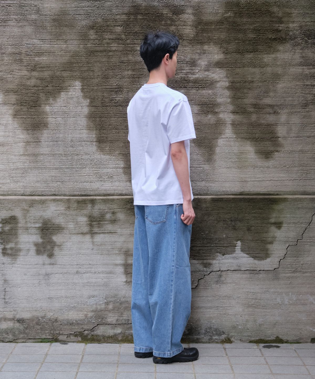 홀리선(HORLISUN) Emery Short Circle T-shirt White