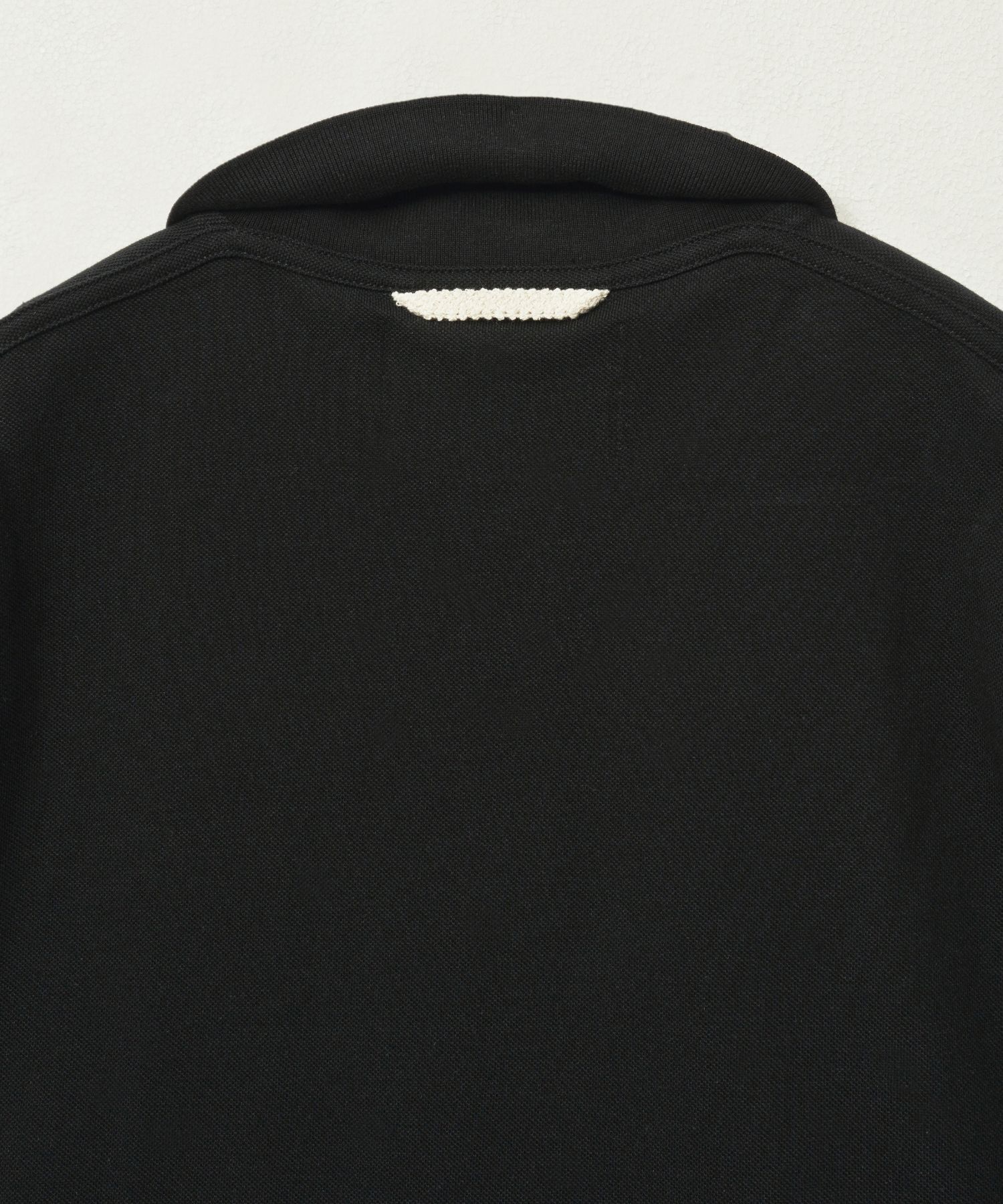 MUSINSA | SATUR Basic Pique Polo Short Sleeve T-Shirt Black