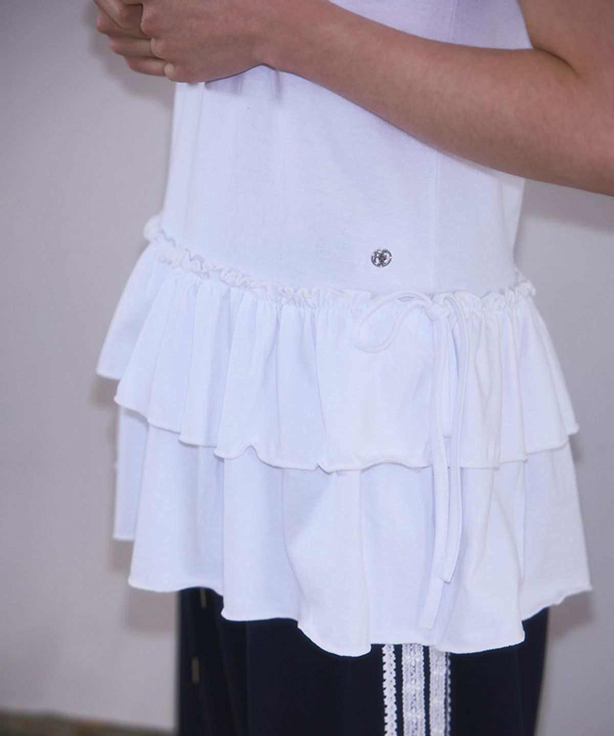 로제프란츠(ROSEFRANTZ) Cancan Layered T-shirt [White]
