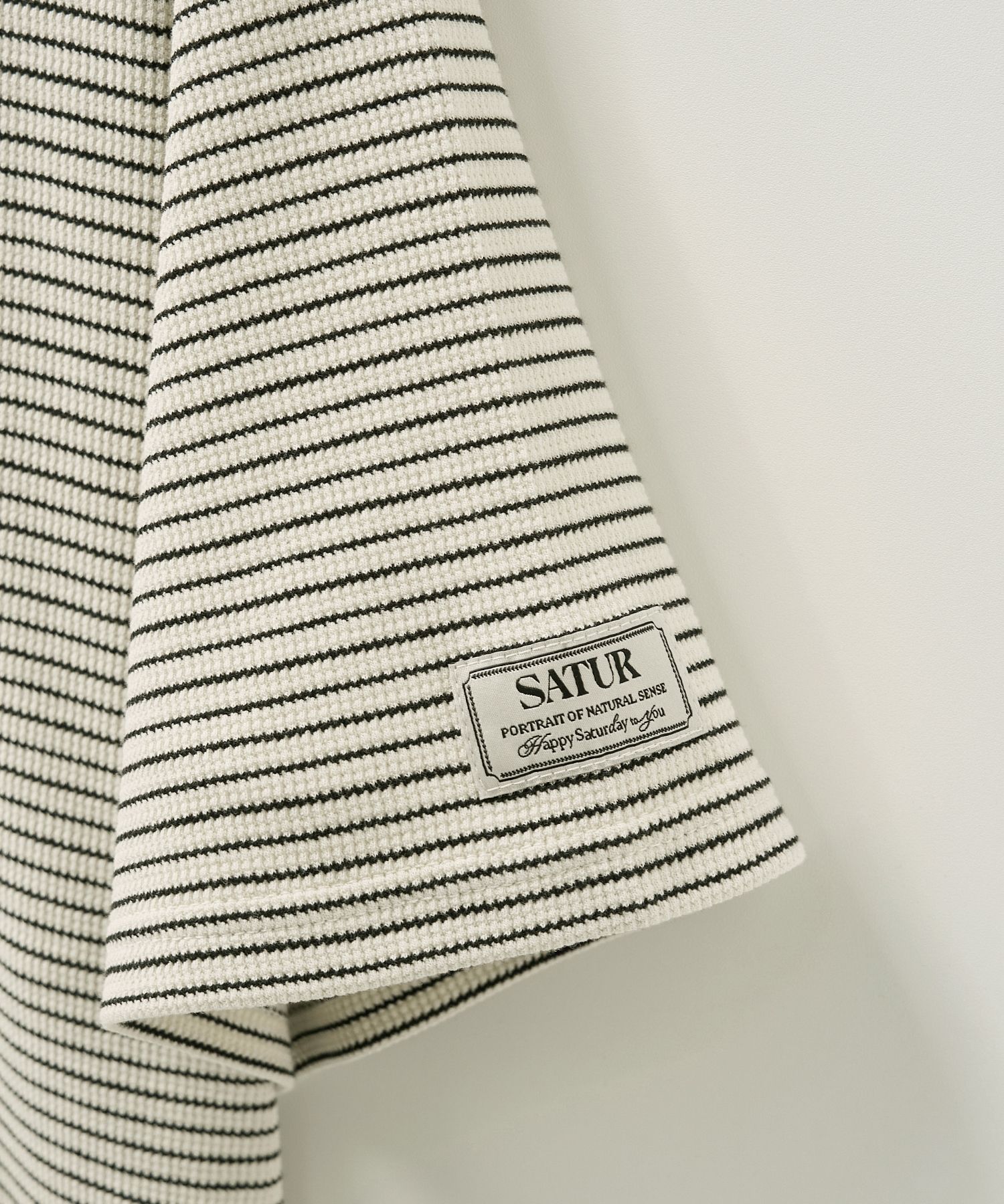 ポロシャツ SATUR Striped collar short sleeve t-shirt ivory SA252UTS15IV MUSINSA | SATUR Striped collar short sleeve t-shirt ivory