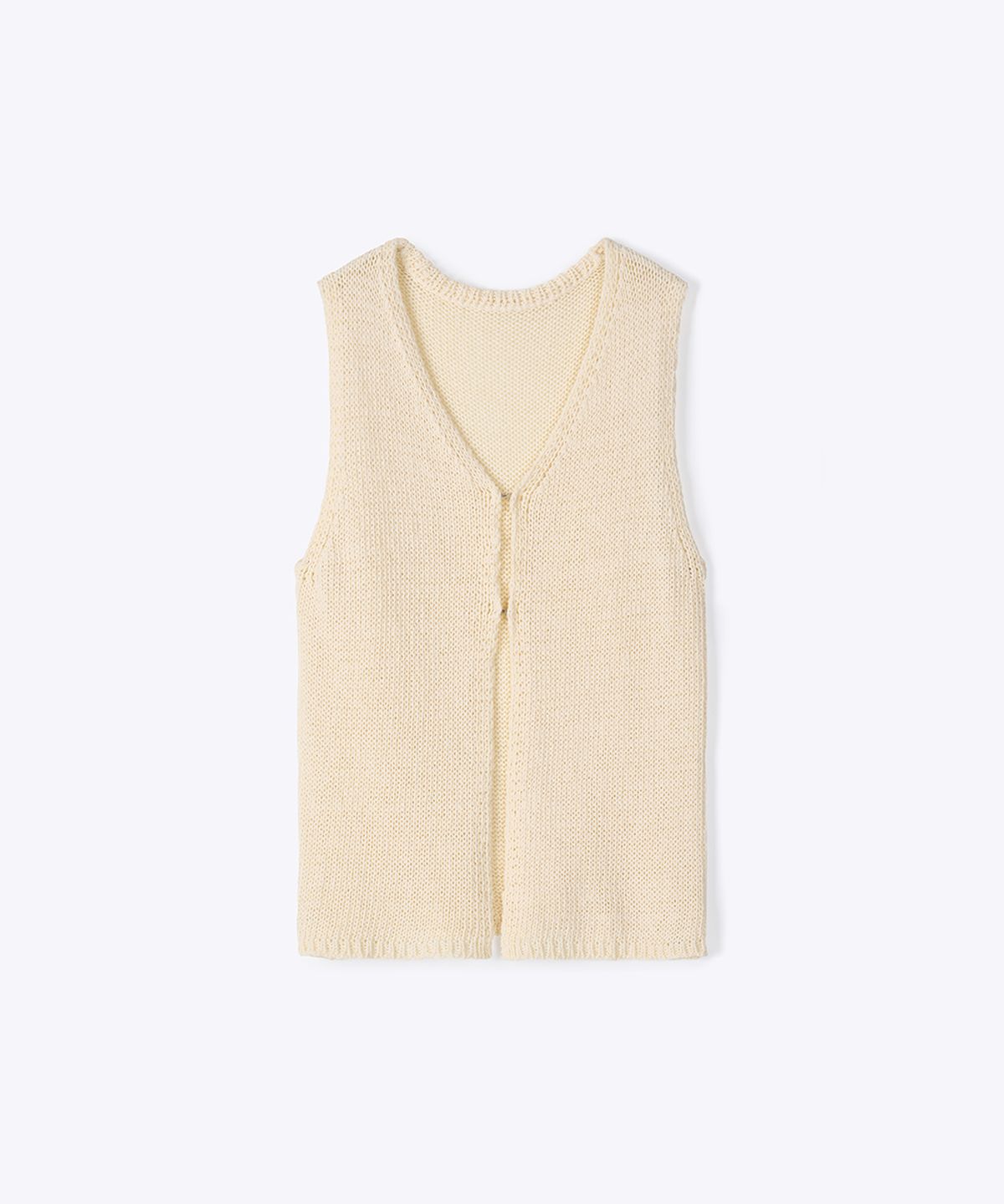 320쇼룸(320SHOWROOM) Filo Hook Knit Vest Cream