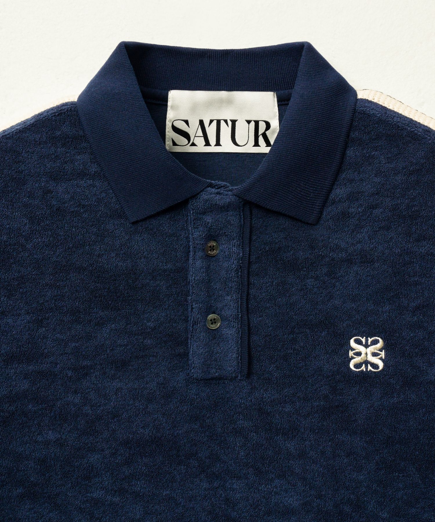 [25SS] SATUR★Lawton Terry Pique Polo T-Shirt★ポロシャツ MUSINSA | SATUR Lawton Terry Pique Polo Short Sleeve T-Shirt