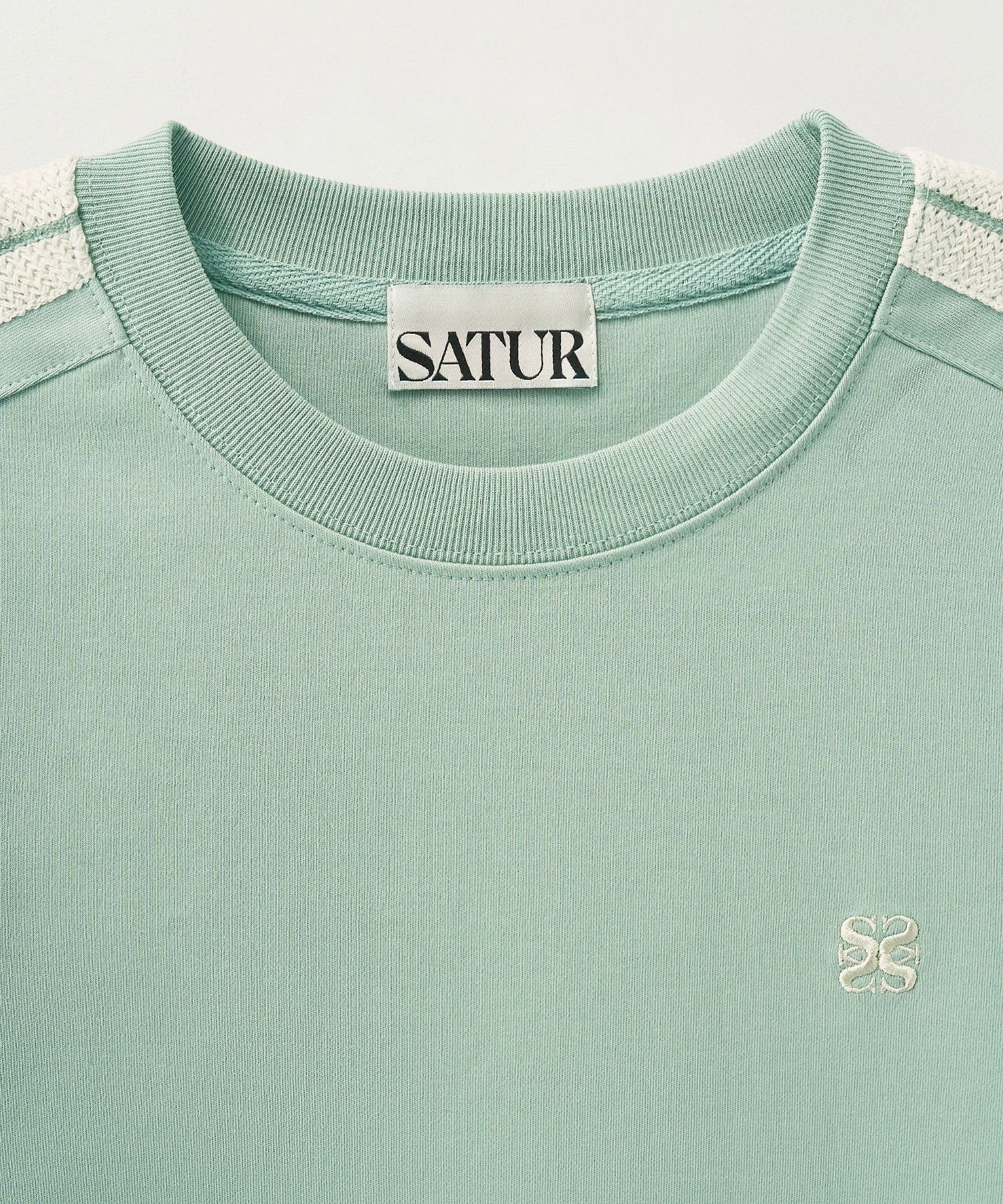 ★SATUR★Lawton Sweatshirt★ MUSINSA | SATUR (W) Lawton Crop Half Sweatshirt Khaki
