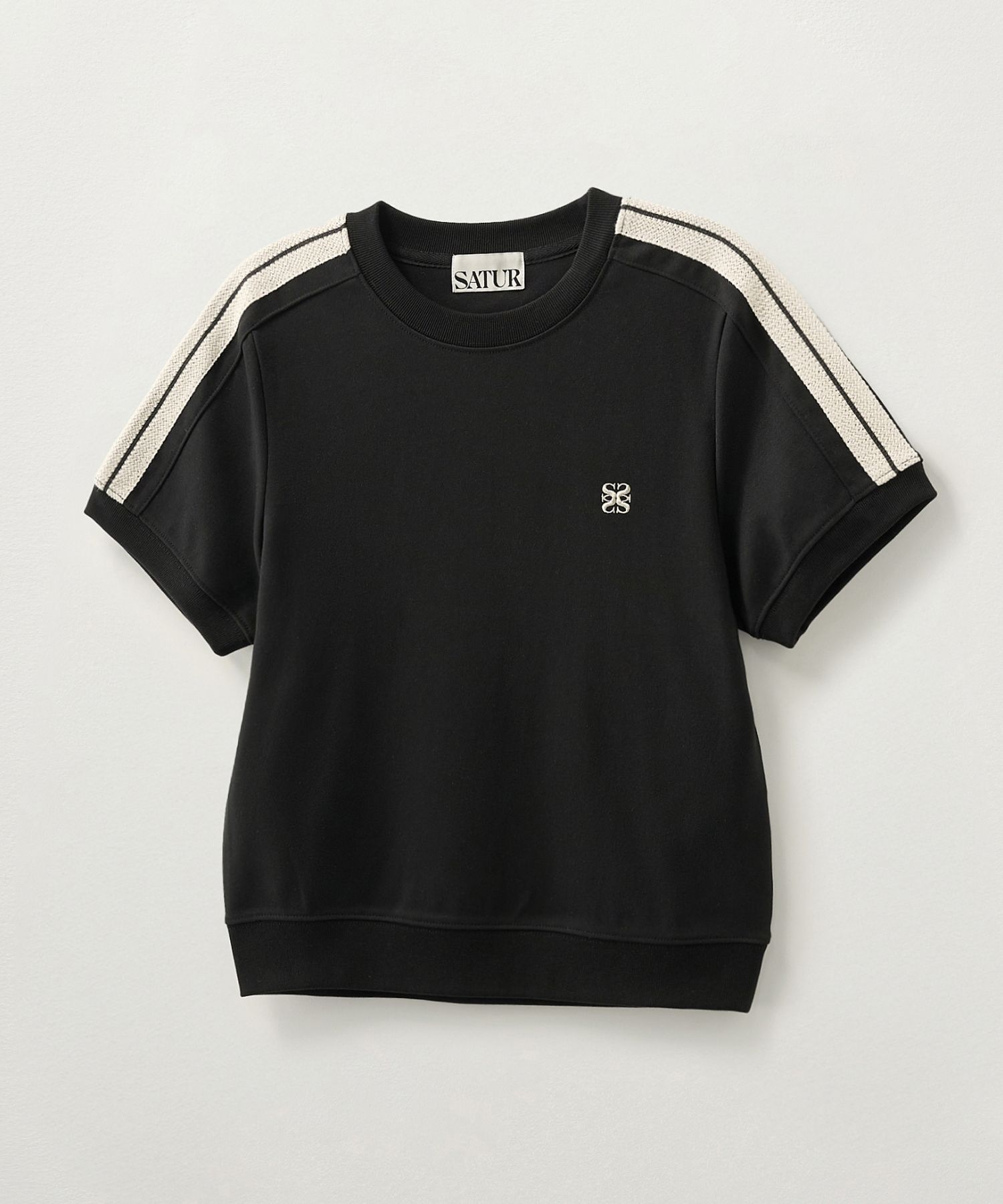 MUSINSA | SATUR Lawton Half Zip Up Sweatshirt Navy