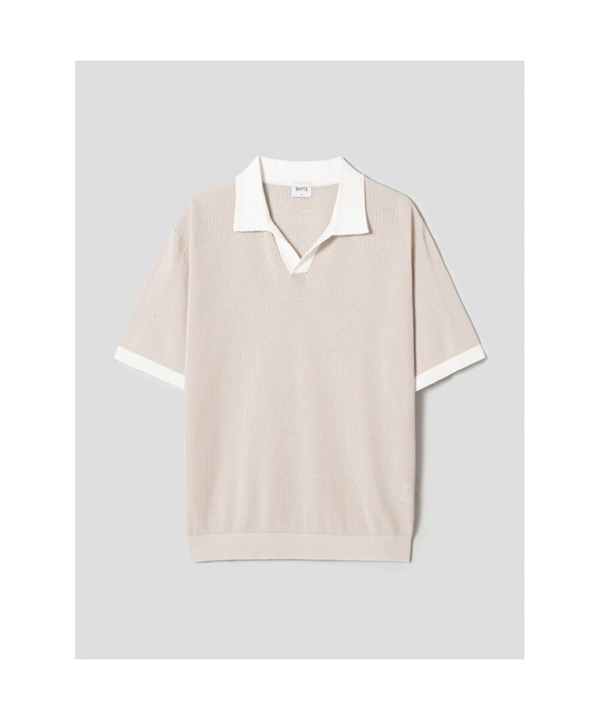 시프트지(SHIFT.G) Color Block Polo  Ivory