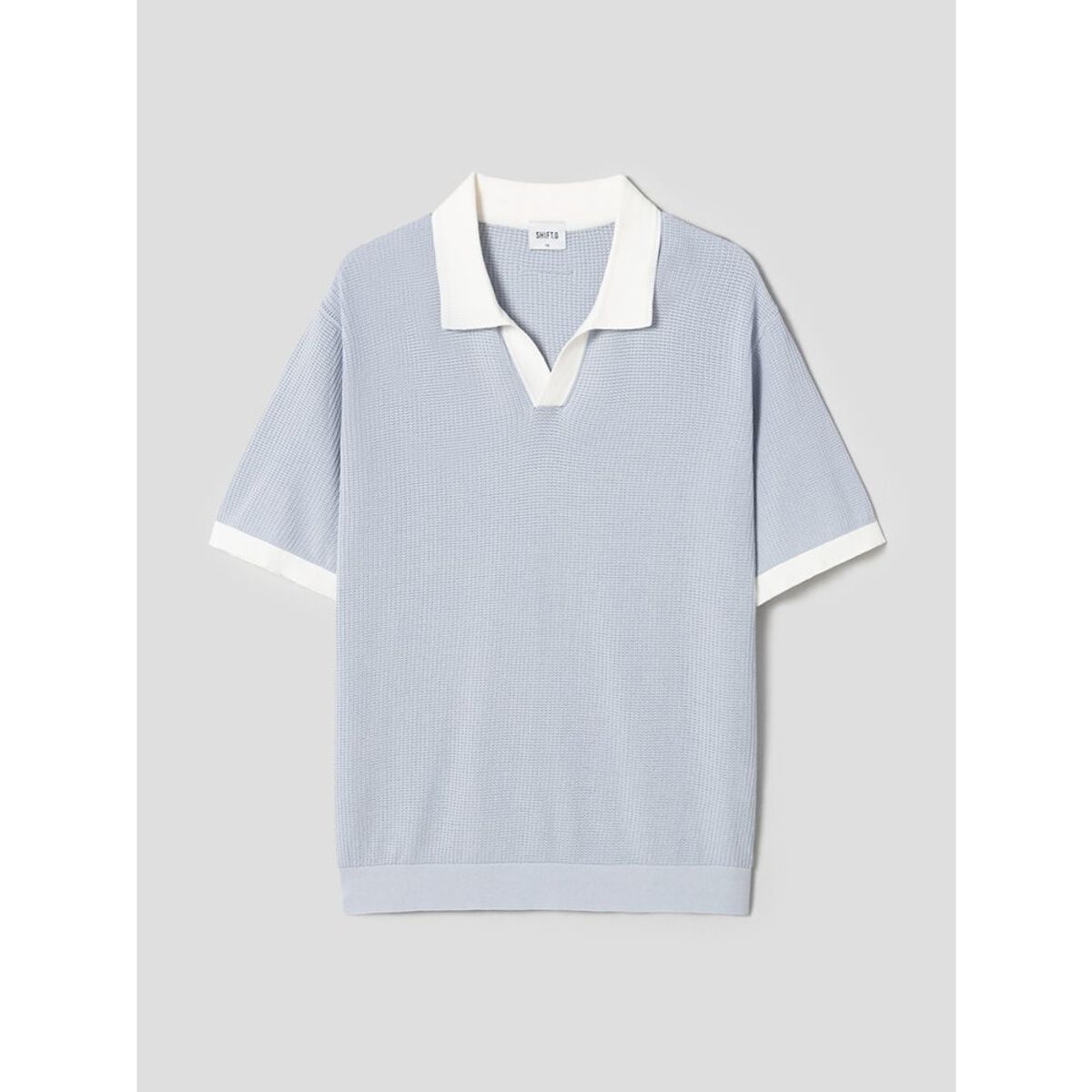 시프트지(SHIFT.G) Color Block Polo  Sky Blue
