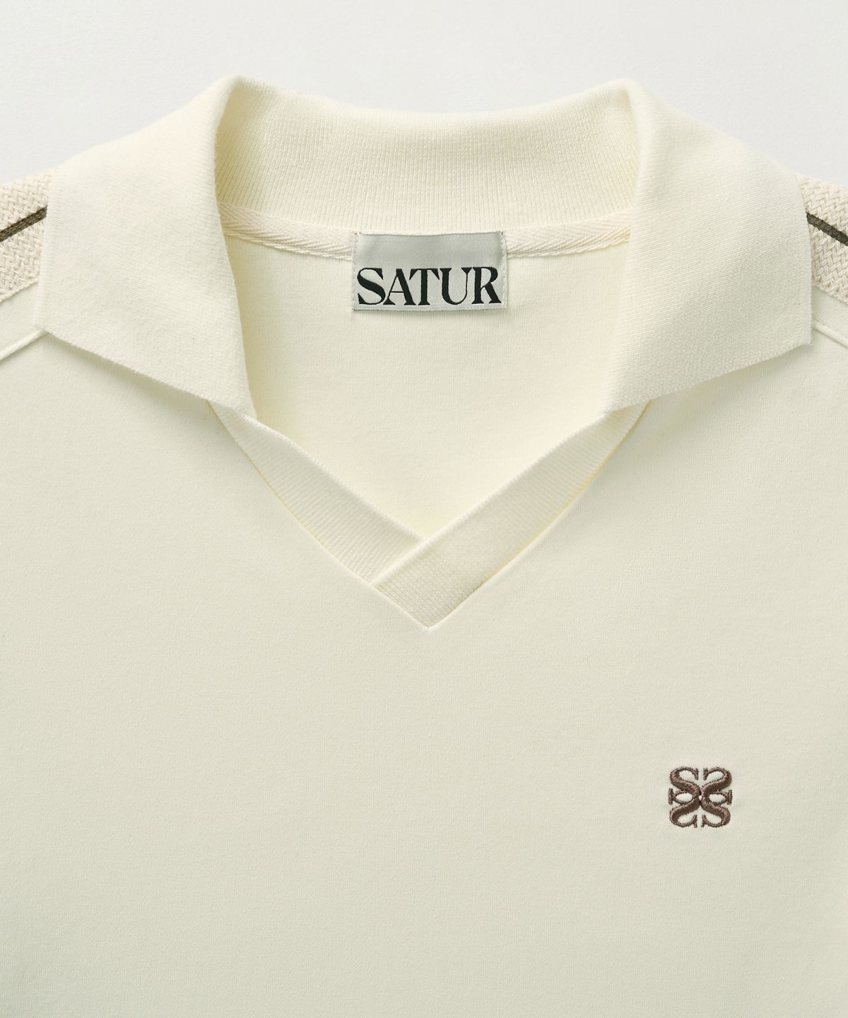 세터(SATUR) (W) 로턴 트랙 원피스 크림