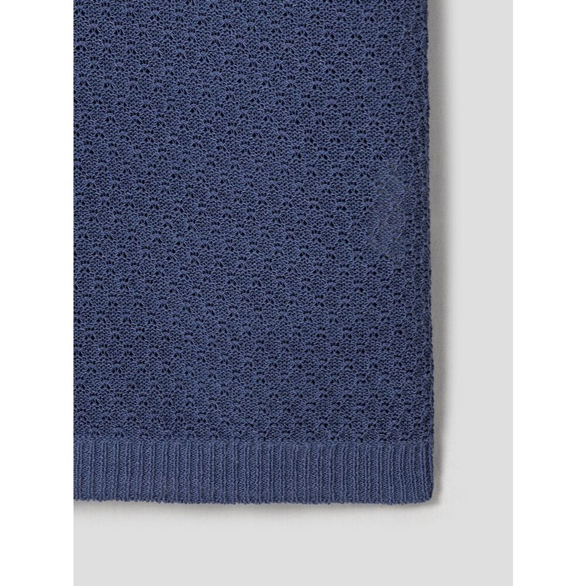 시프트지(SHIFT.G) Paper Yarn Texture Polo  Blue