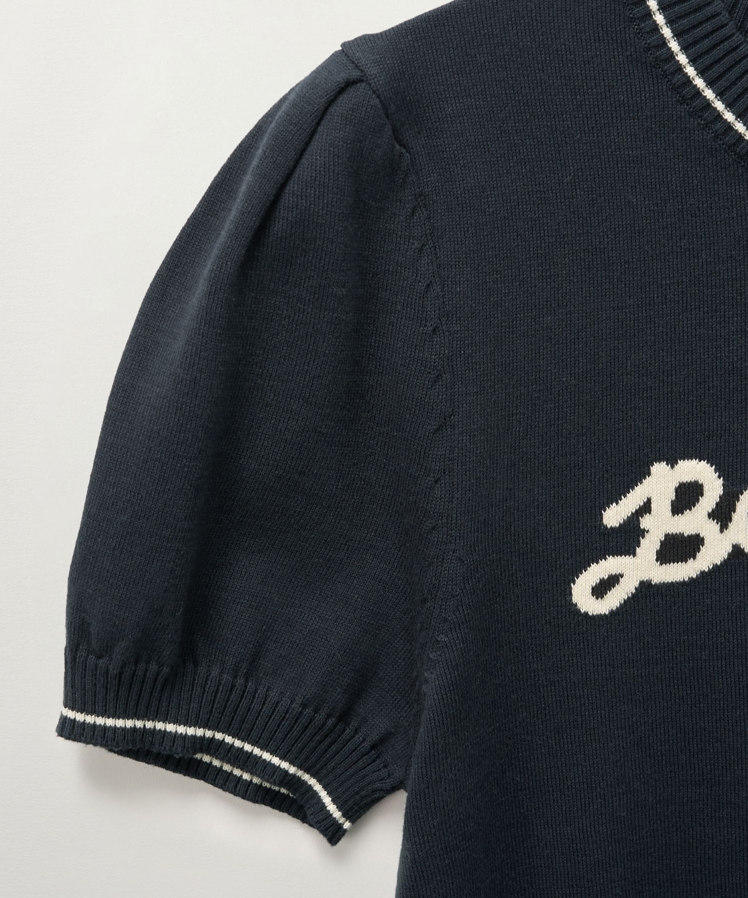 Tシャツ・カットソー SATUR W Bon Voyage Puff Knit Navy SA252WKT05NVY0 MUSINSA | SATUR (W) Bon Voyage Puff Knit Navy