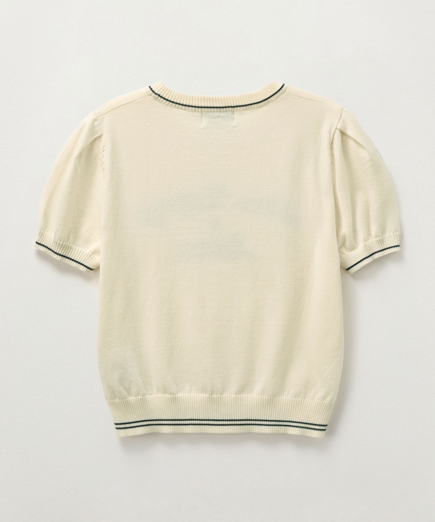 MUSINSA | SATUR (W) Bon Voyage Puff Knit Cream Navy