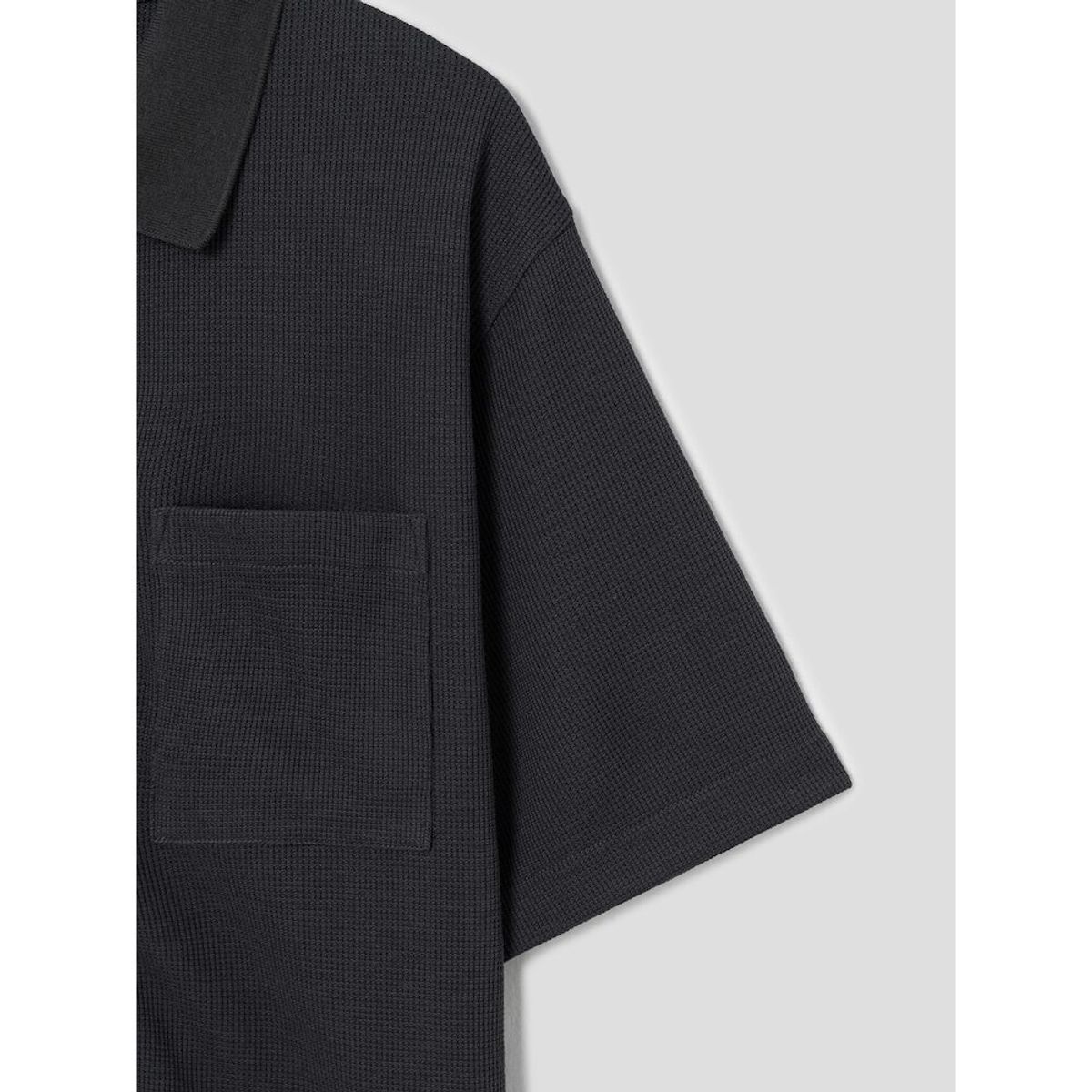 시프트지(SHIFT.G) Open Polo Jersey Shirts  Ash