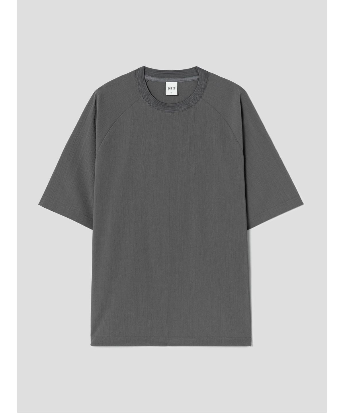 시프트지(SHIFT.G) Woven Overfit Round T  Ash