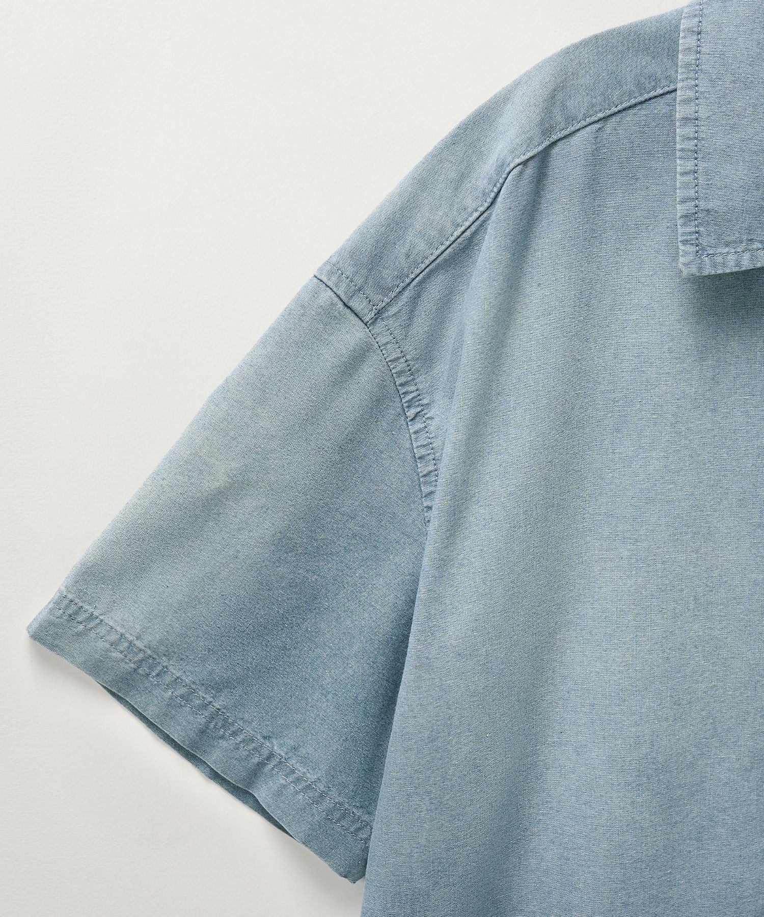 シャツ SATUR Bon Voyage Denim Shirt 5SA220 MUSINSA | SATUR Bon Voyage Denim Shirt Light Blue