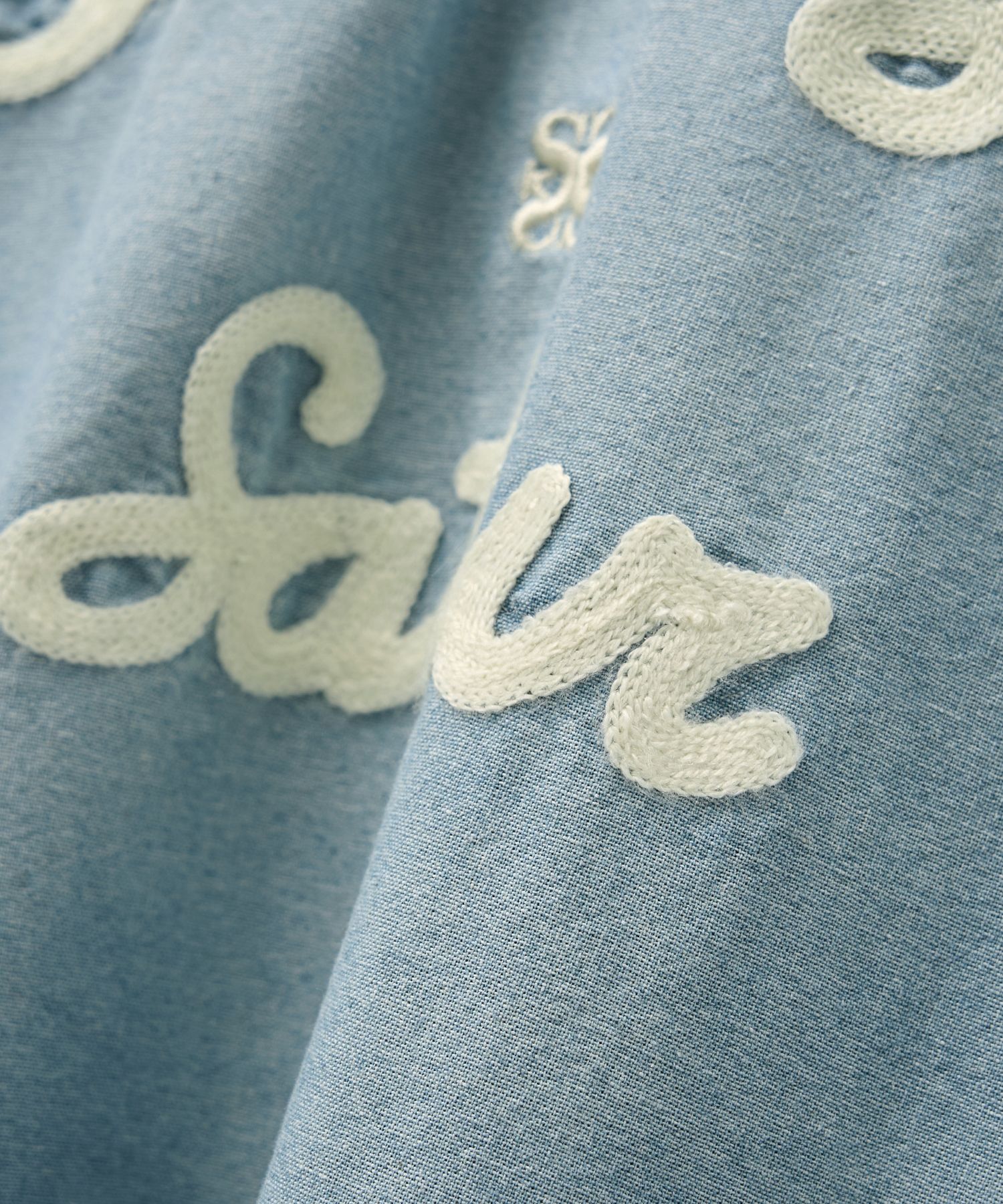 MUSINSA | SATUR Bon Voyage Denim Shirt Light Blue