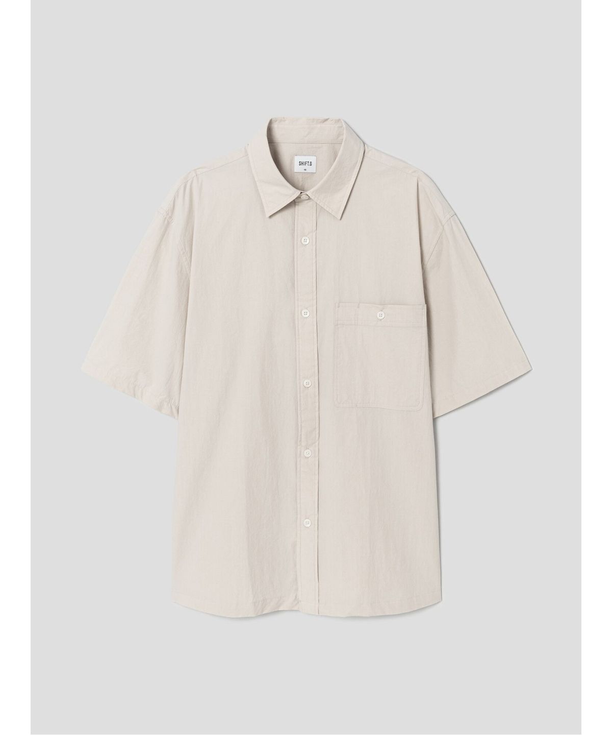 시프트지(SHIFT.G) Cotton Solid Cloud Shirts  Ivory