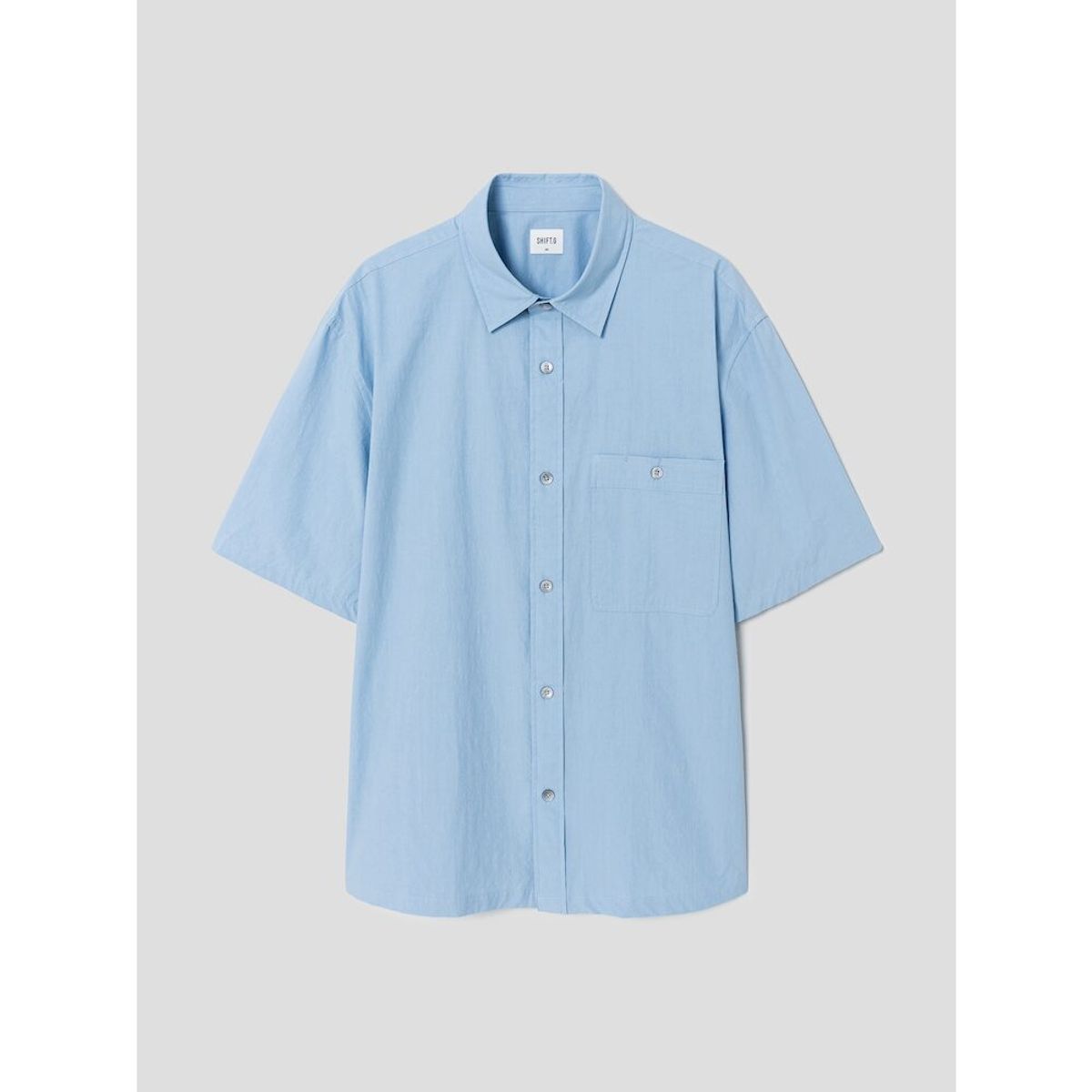 시프트지(SHIFT.G) Cotton Solid Cloud Shirts  Sky Blue