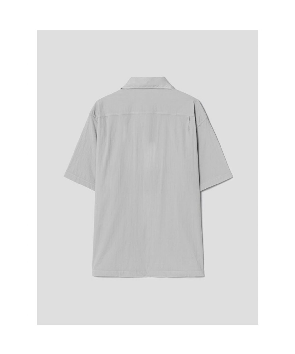 시프트지(SHIFT.G) Nylon Cotton PullOver Cloud Shirts  Light Grey