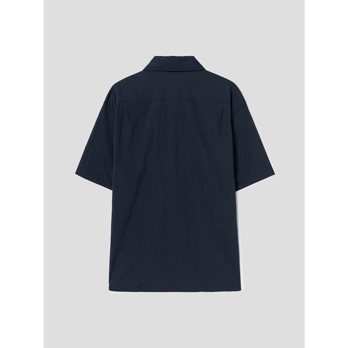 시프트지(SHIFT.G) Nylon Cotton PullOver Cloud Shirts  Navy
