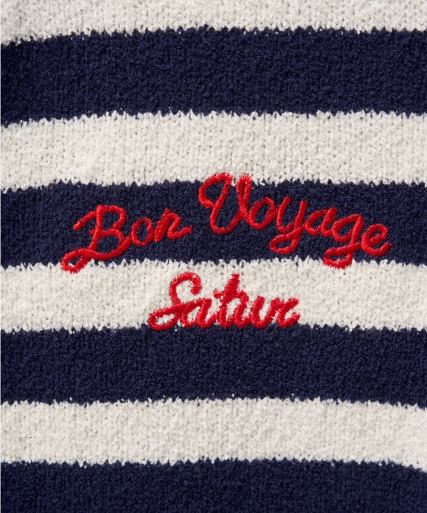 Tシャツ・カットソー SATUR W Bon Voyage Stripe Half Knit Cardigan Navy SA252WKC07 MUSINSA | SATUR (W) Bon Voyage Stripe Half Knit Cardigan Navy