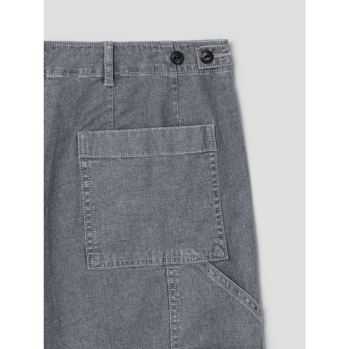 시프트지(SHIFT.G) Mallet Light Denim Pants  Grey