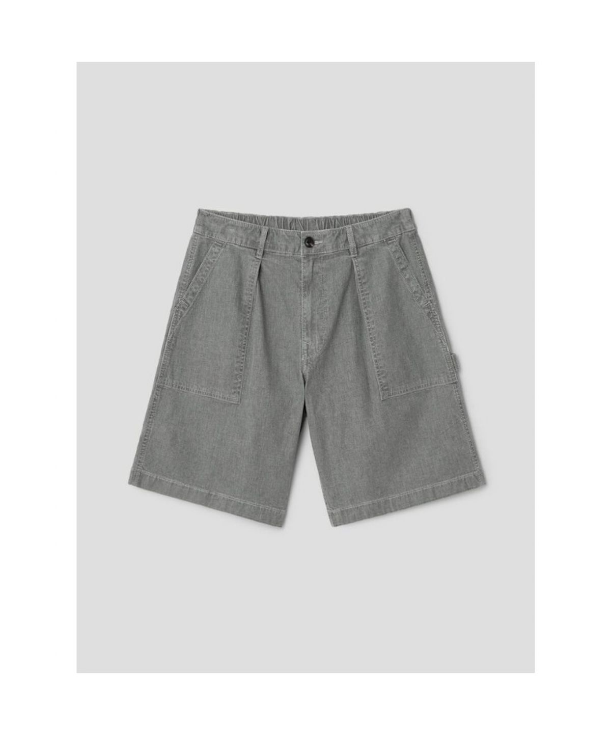 시프트지(SHIFT.G) Denim Fatigue Shorts  Khaki