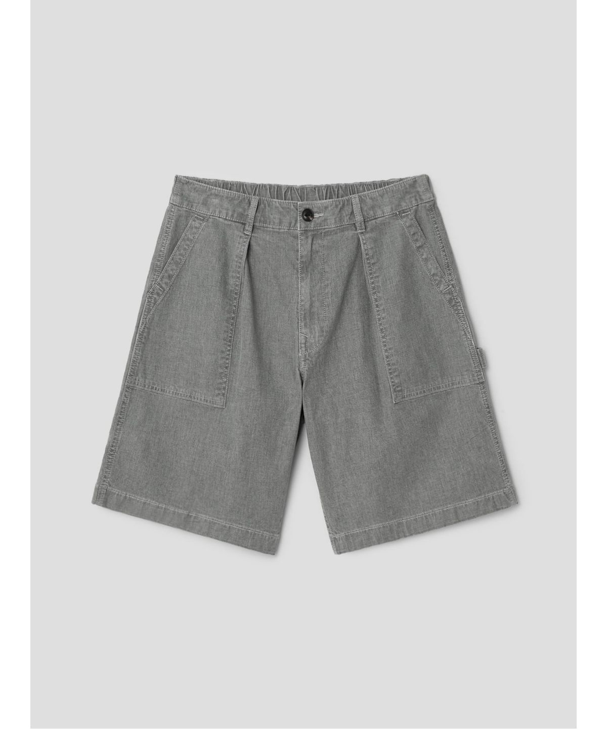 시프트지(SHIFT.G) Denim Fatigue Shorts  Khaki