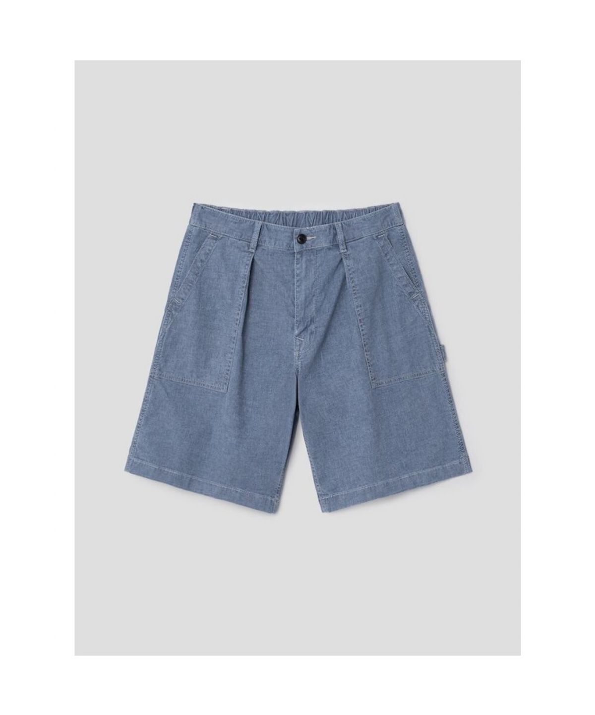 시프트지(SHIFT.G) Denim Fatigue Shorts  Blue