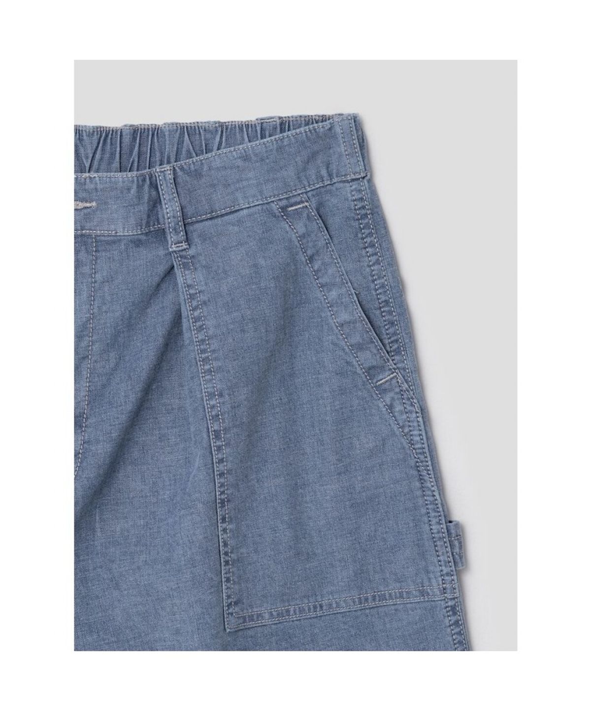 시프트지(SHIFT.G) Denim Fatigue Shorts  Blue