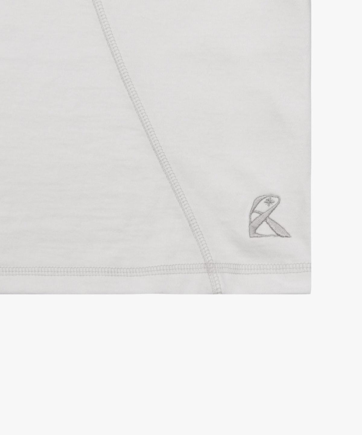 리오므(RIOMEU) 언발란스 절개 반팔 티셔츠_WHITE : RADIANT092