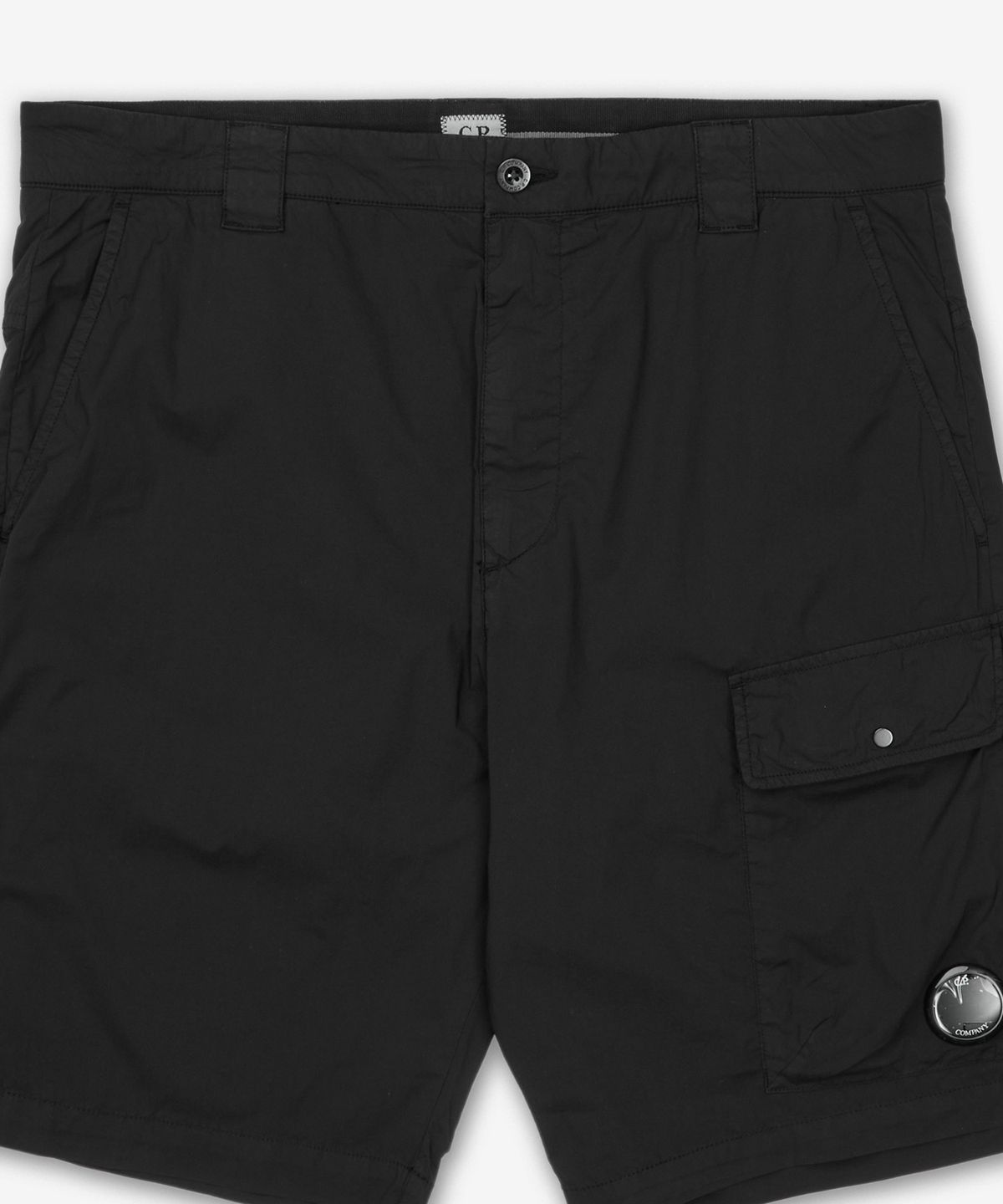 씨피 컴퍼니(CP Company) 렌즈 카고 쇼츠 팬츠 - 블랙 / 18CMBE111A006439G999