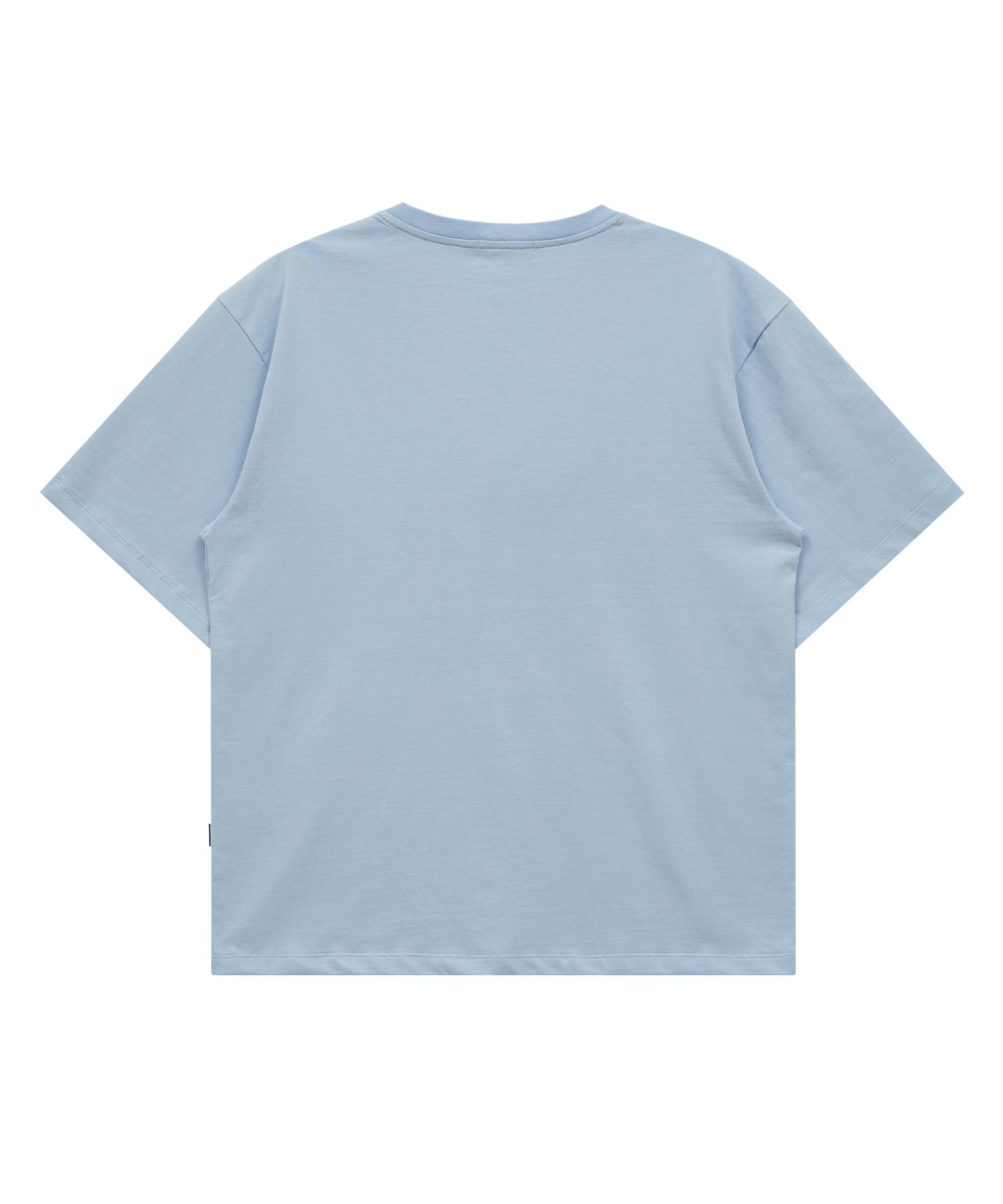 MUSINSA公式 | HOODHOOD Skull Alien Short Sleeve T-Shirt Sky Blue