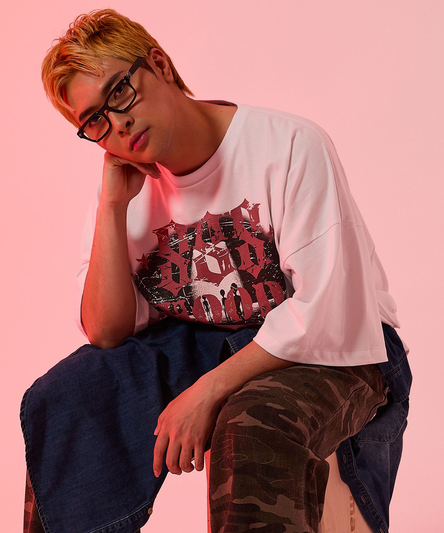 HOODHOOD ♥ 888 Angel Number Overfit T-shirt /追跡付 후드후드 | HOODHOOD DAILY👽 ✓ 888 Angel Number Overfit Half