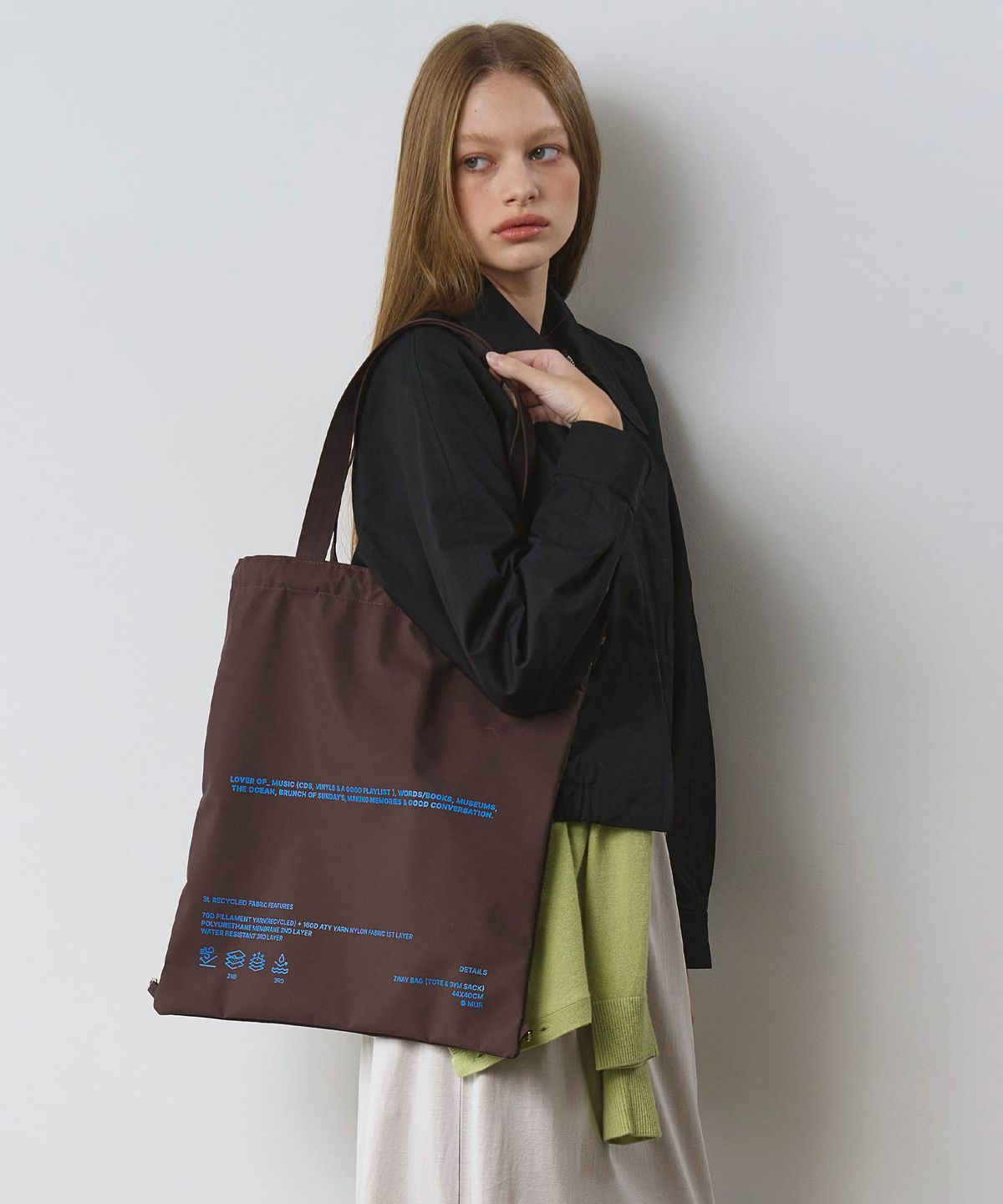 무르(MUR) [2way]Lover recycle ecobag (9color)