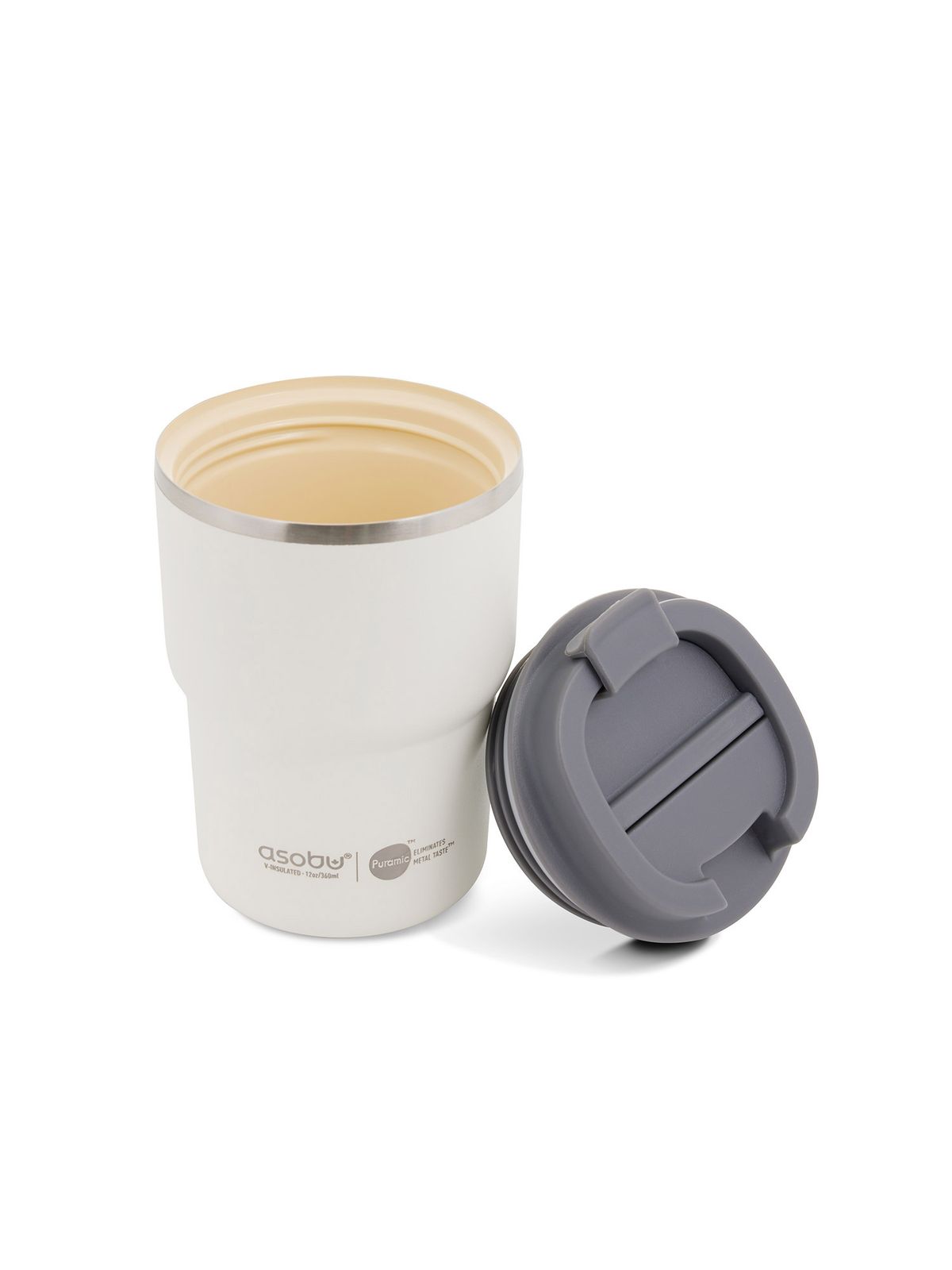 아소부(ASOBU) 세라믹 스텐 진공 보온보냉 텀블러 360ml 커피익스프레스