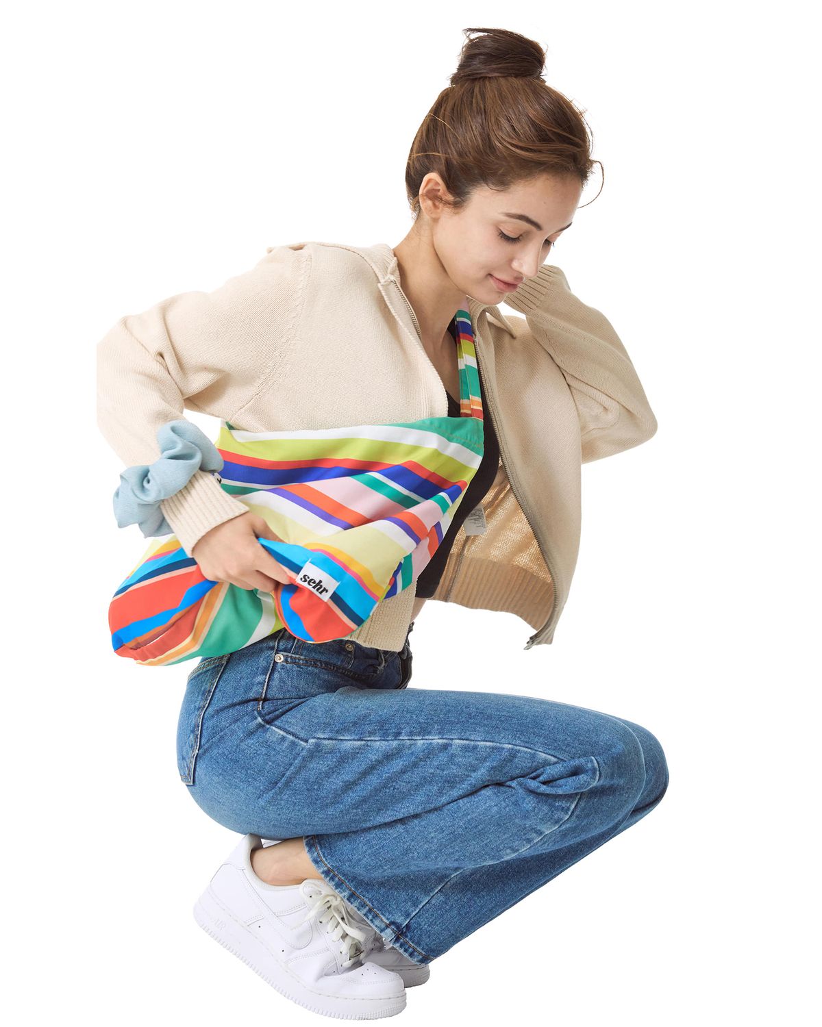 세르(SEHR) Multi Stripe Easy Bag