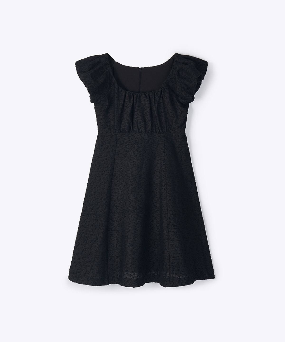 320쇼룸(320SHOWROOM) Livia Mini Puff Sleeve Vintage Dress Black
