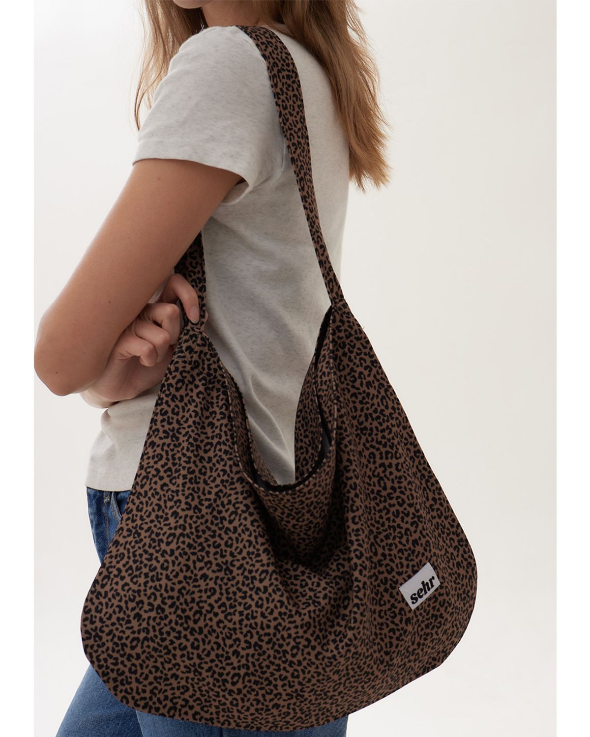 세르(SEHR) Leopard Easy Bag (Brown)