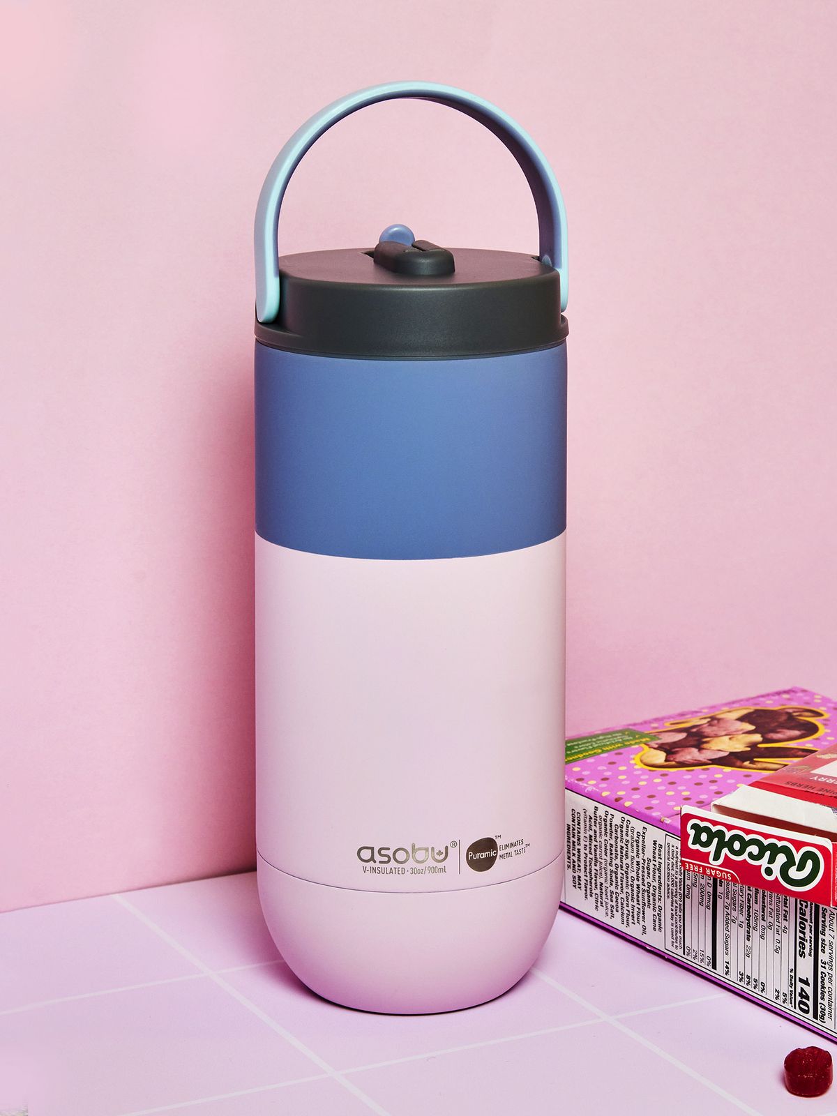 아소부(ASOBU) 세라믹 스텐 진공 보온보냉 텀블러 900ml 오르빗 파스텔