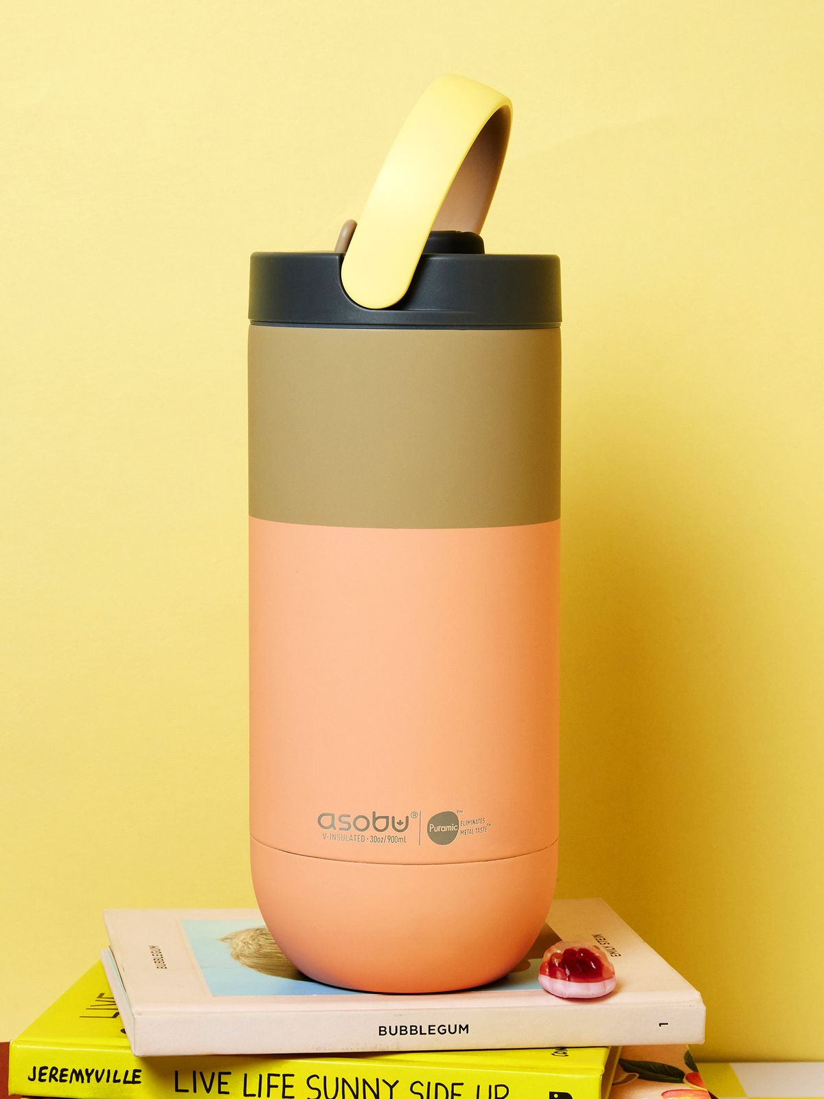 아소부(ASOBU) 세라믹 스텐 진공 보온보냉 텀블러 900ml 오르빗 파스텔