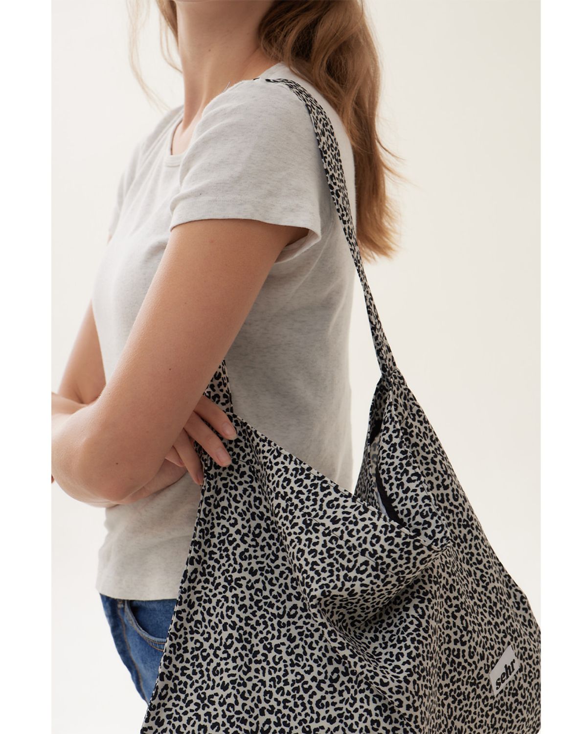 세르(SEHR) Leopard Easy Bag (Ivory)