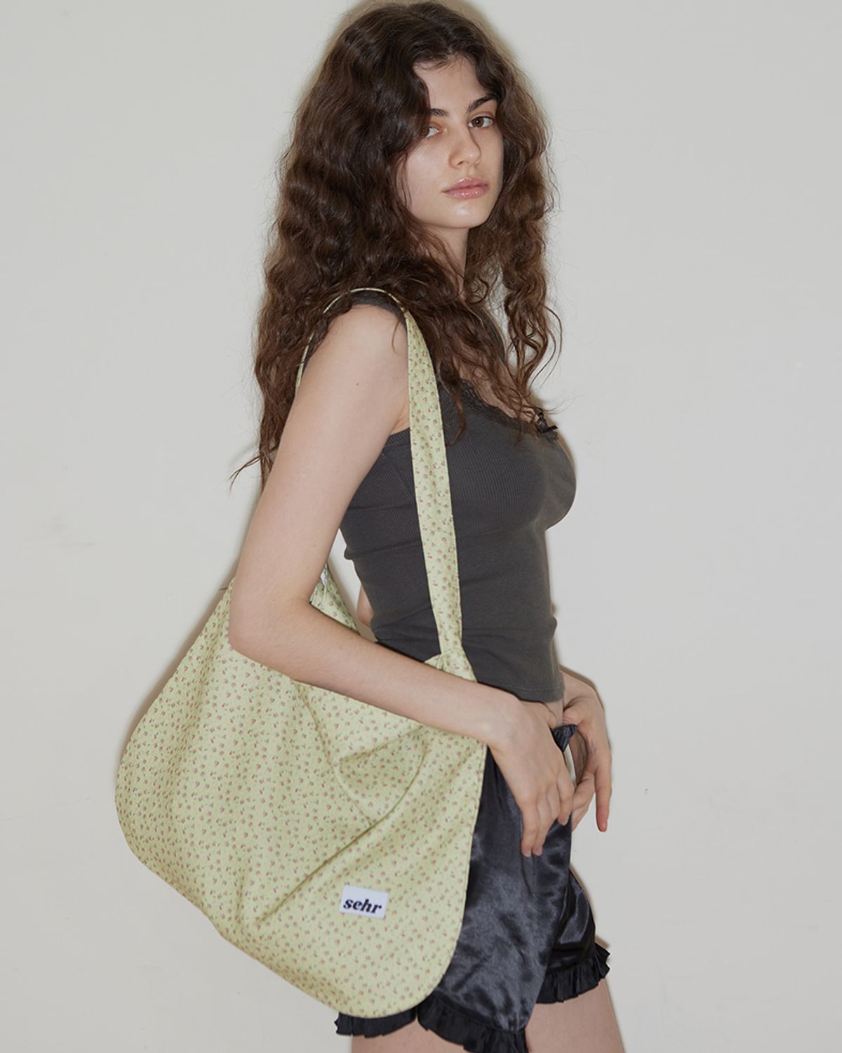 세르(SEHR) Little Flower Easy Bag (YellowGreen)