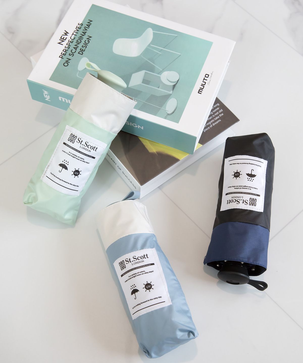 세인트스코트 우산(SAINT SCOTT UMBRELLA) 2PACK 5단 레이어 암막 우양산- 6COLOR