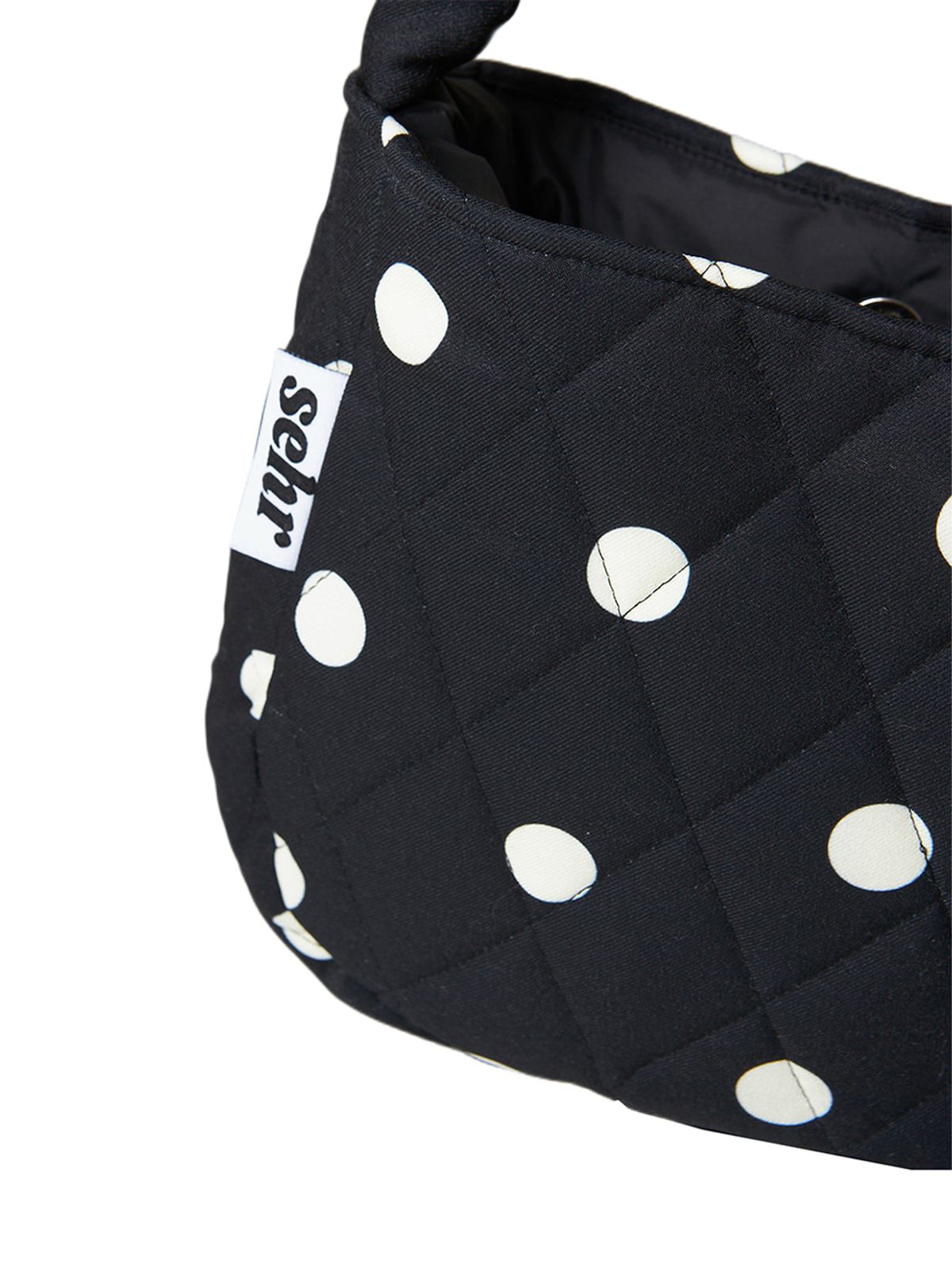 세르(SEHR) Padded Dot-Dot Petit Handle Bag