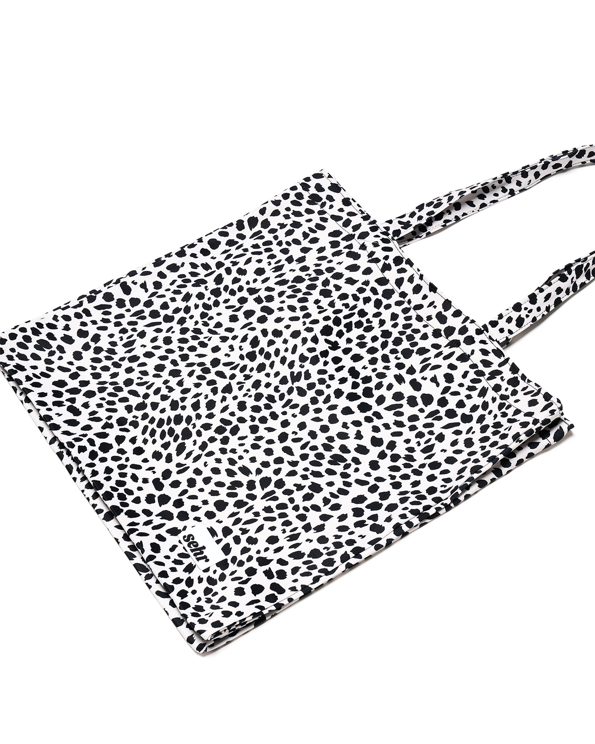 세르(SEHR) Leopard Marshmallow Big Bag (White)